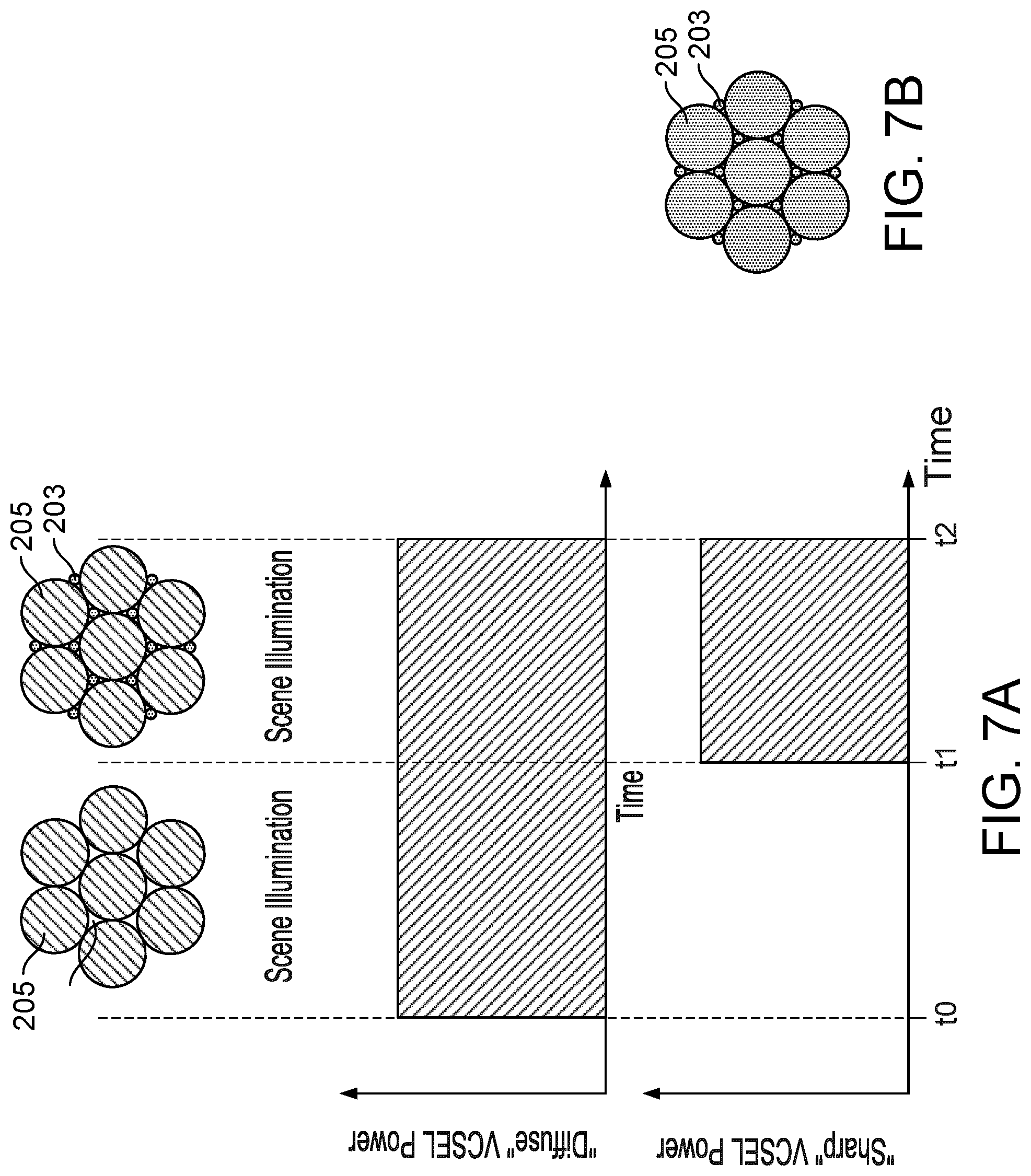 Patent US11774060 Figure 8 – Structured and diffuse light generation