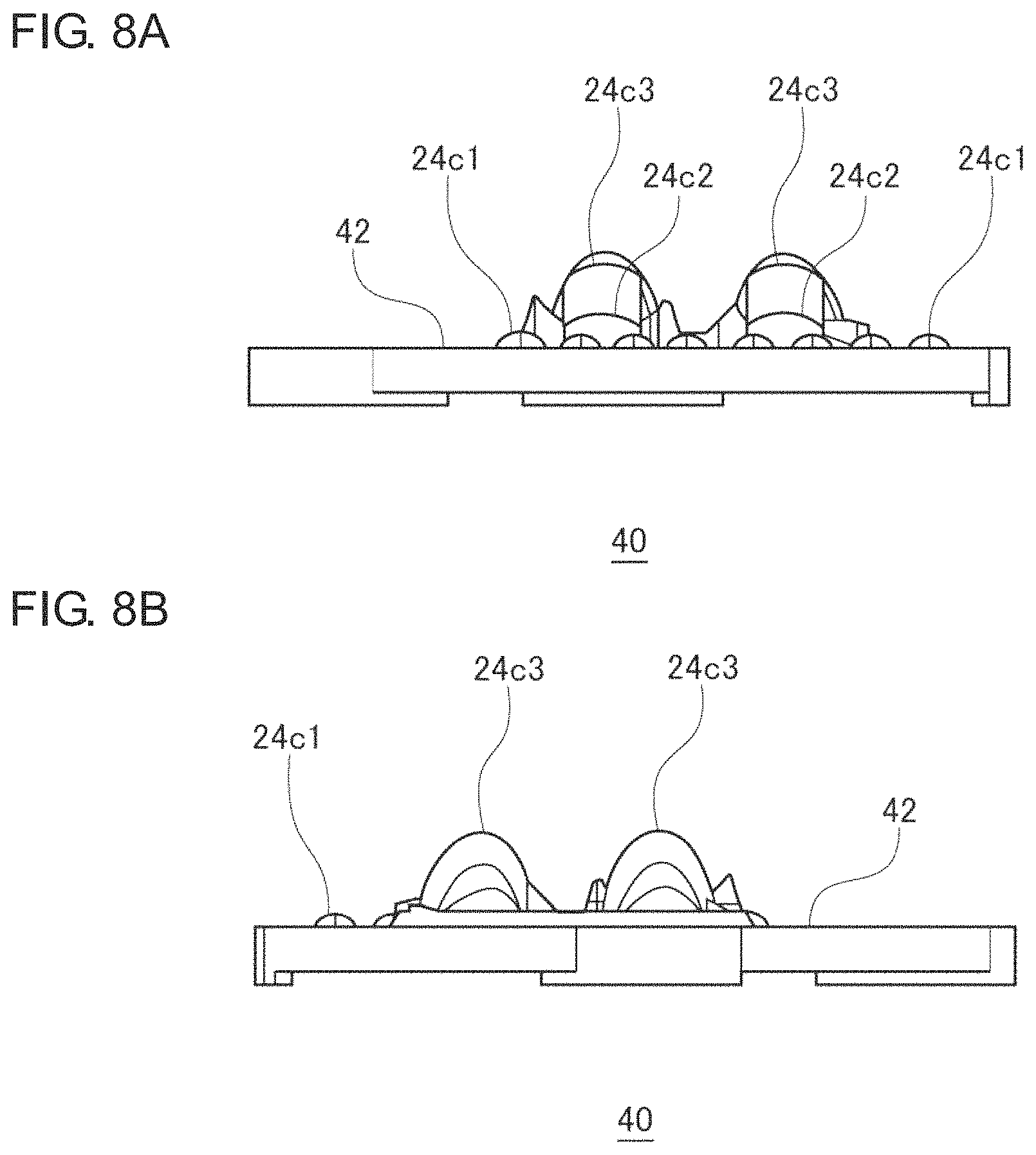 Patent US11774067 Figure 8 – Lens and lamp