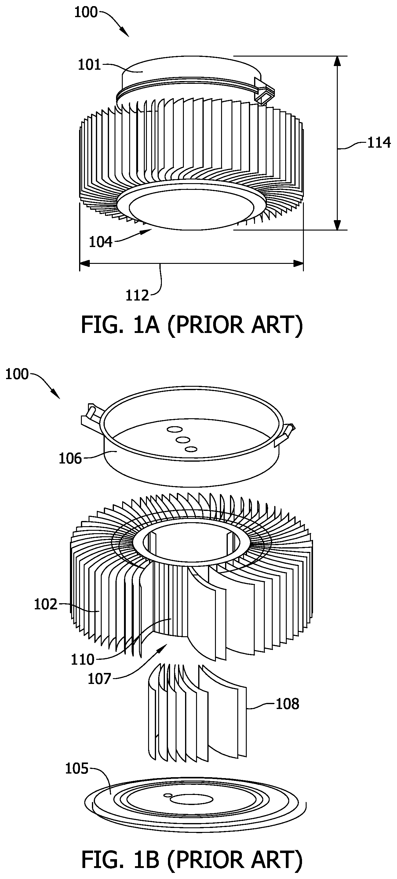 Patent US11774070 Figure 1 – Harsh and hazardous location high lumen luminaire assembly and method