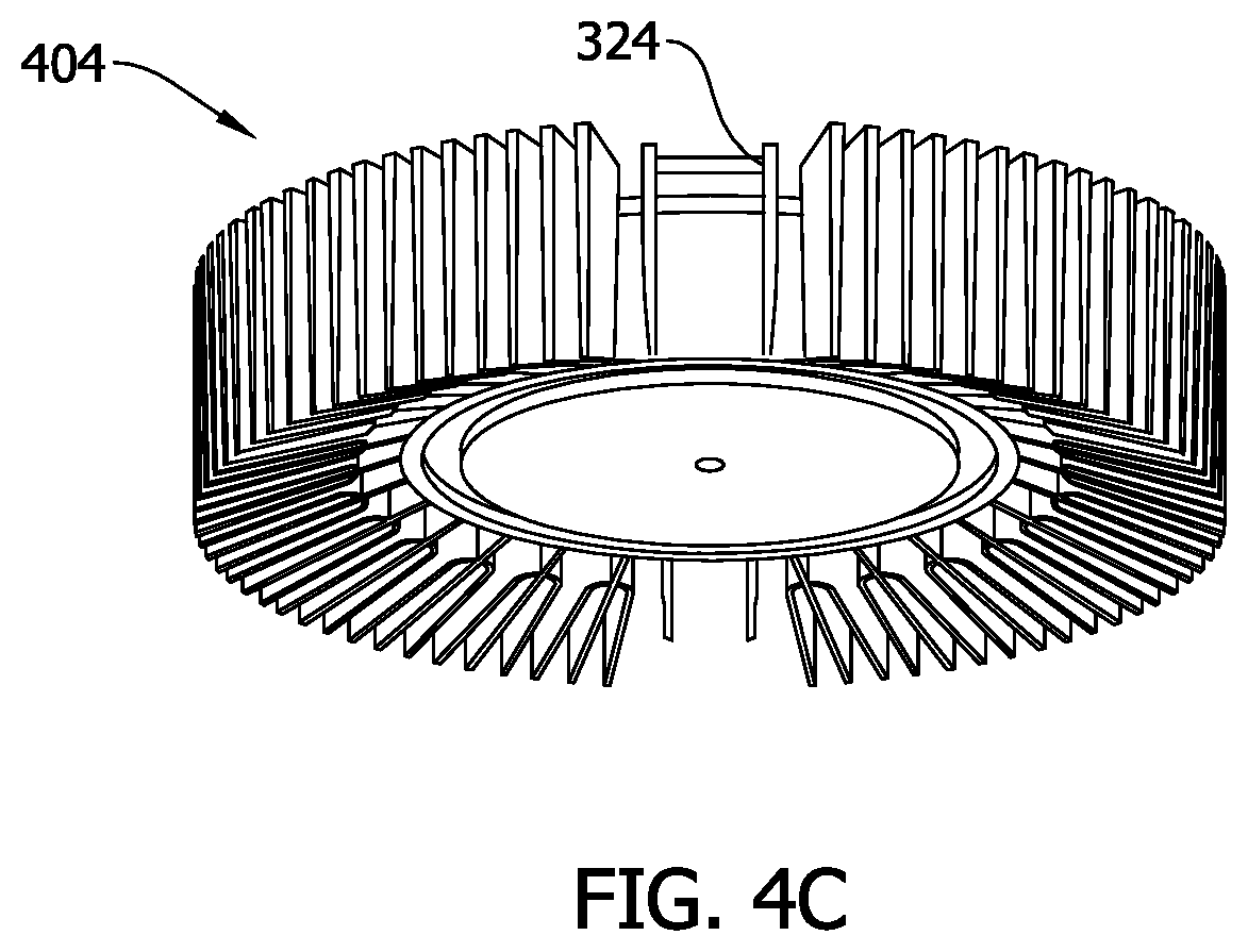 Patent US11774070 Figure 5 – Harsh and hazardous location high lumen luminaire assembly and method