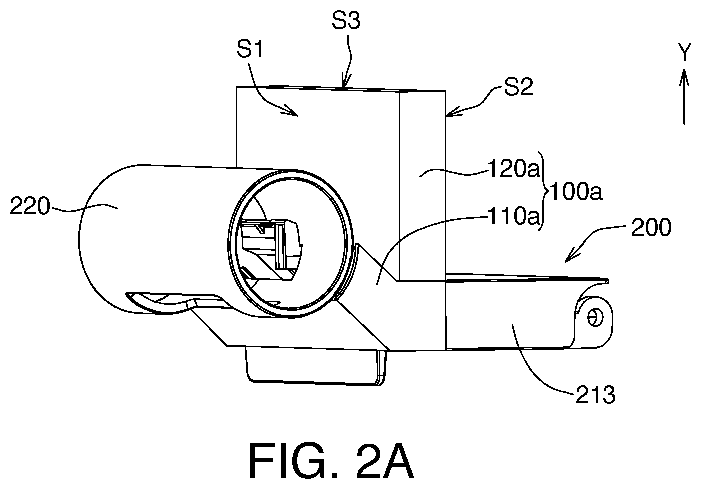 Patent US11774072 Figure 2 – Fixing frame and auxiliary device using the same