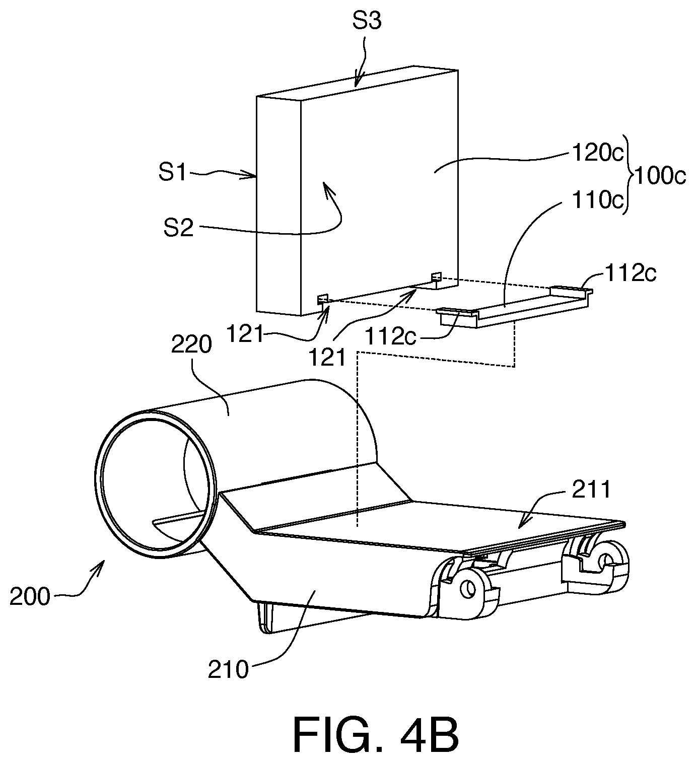Patent US11774072 Figure 8 – Fixing frame and auxiliary device using the same