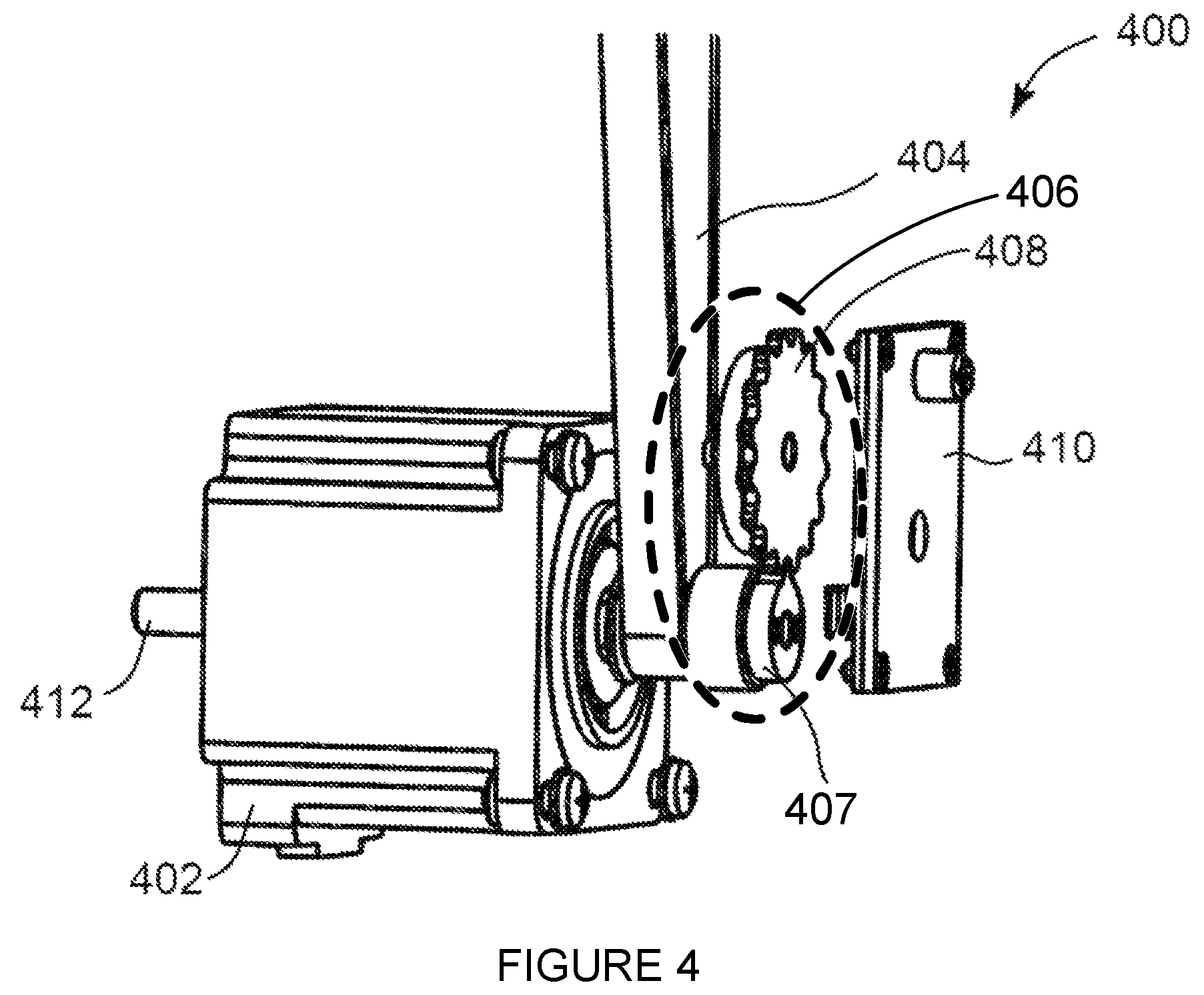 Patent US11774075 Figure 4 – Absolute position sensing system for stepper motor mechanism