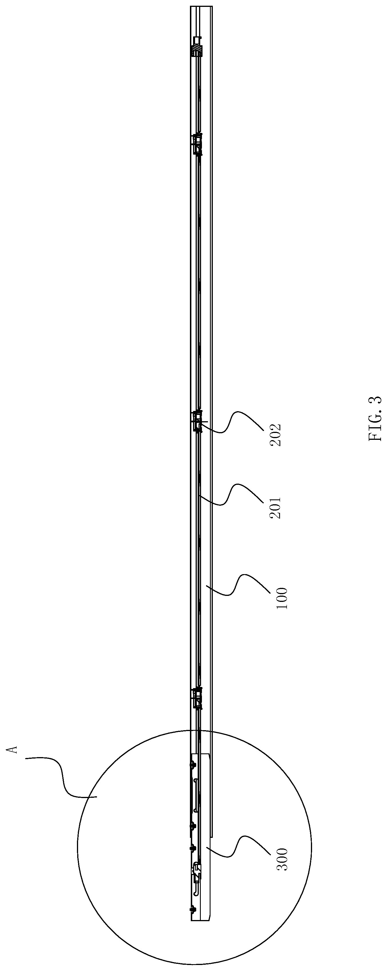Patent US11774078 Figure 3 – Interconnected wire trough and space lighting system