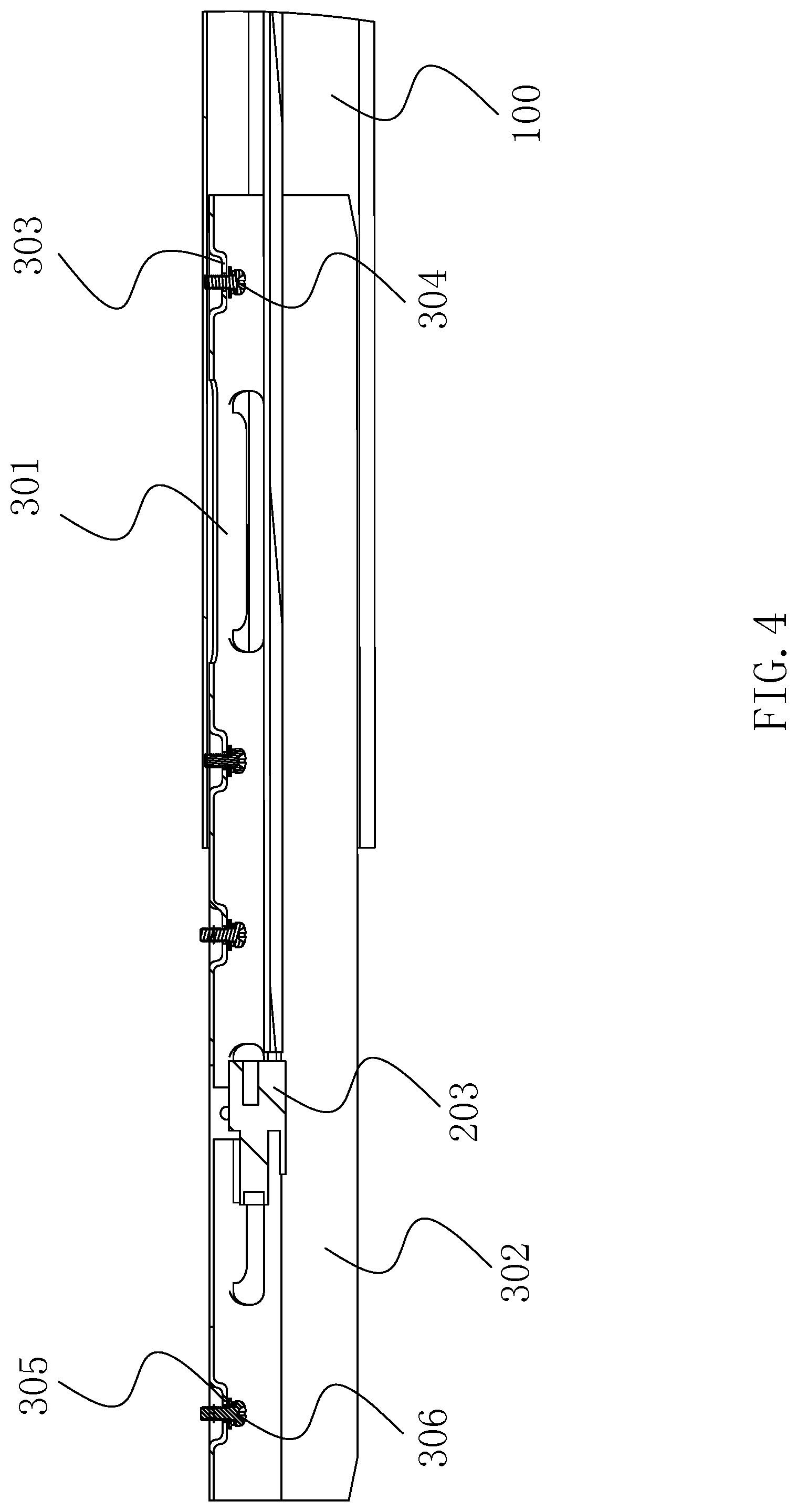 Patent US11774078 Figure 4 – Interconnected wire trough and space lighting system