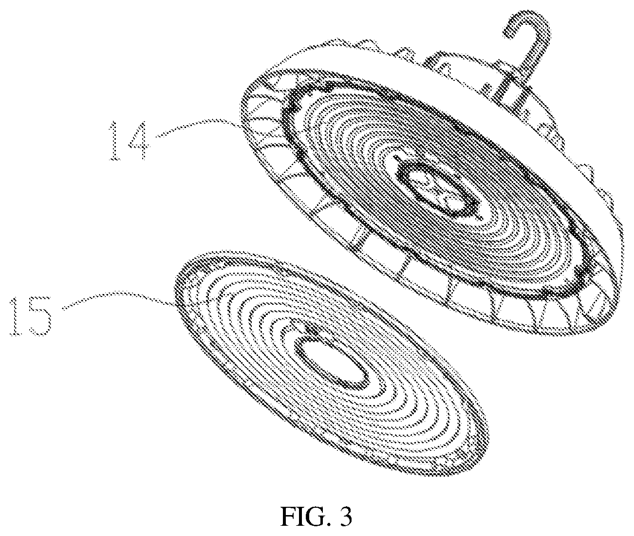 Patent US11774083 Figure 3 – Lighting lamp