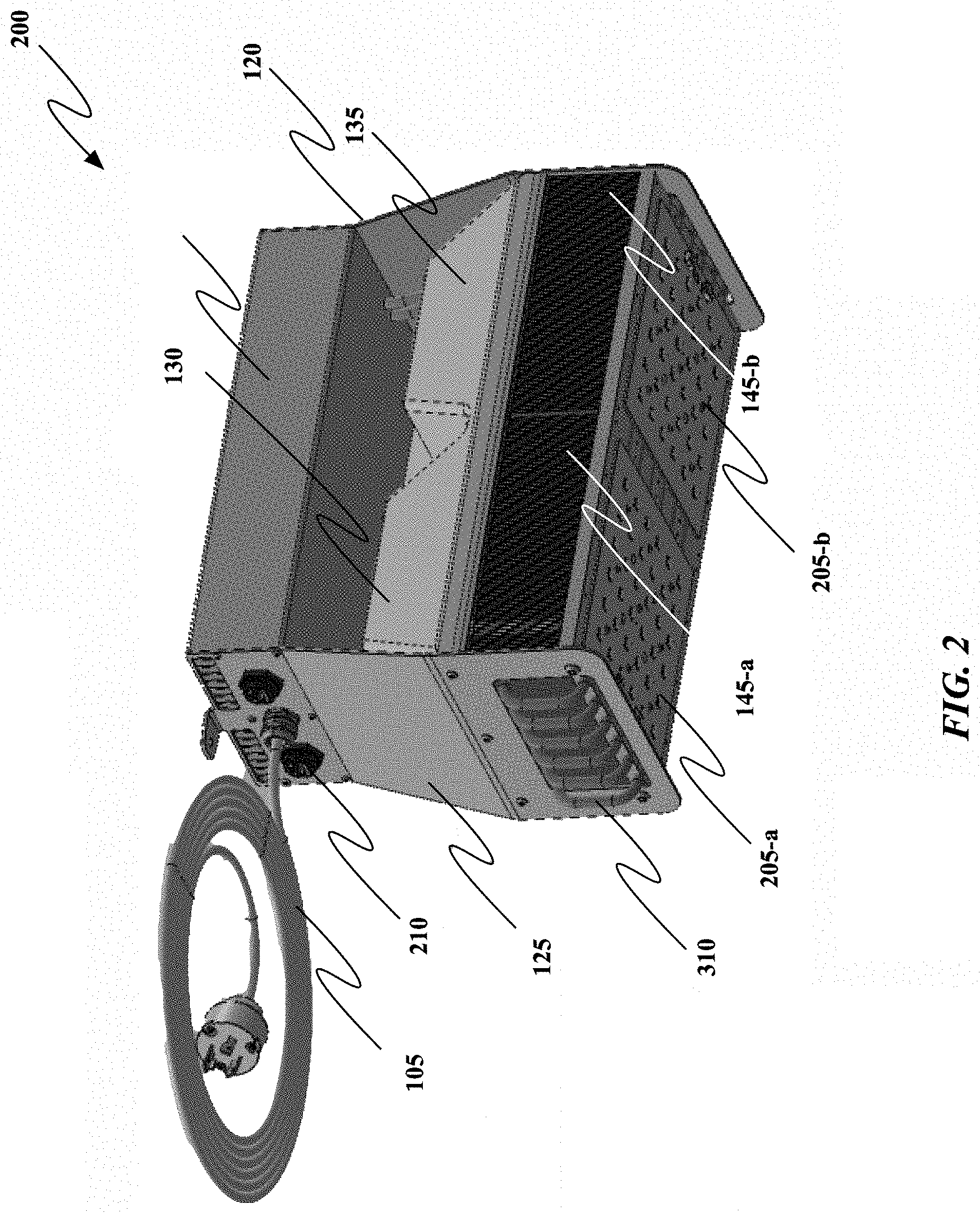 Patent US11774084 Figure 2 – LED luminaire thermal management system