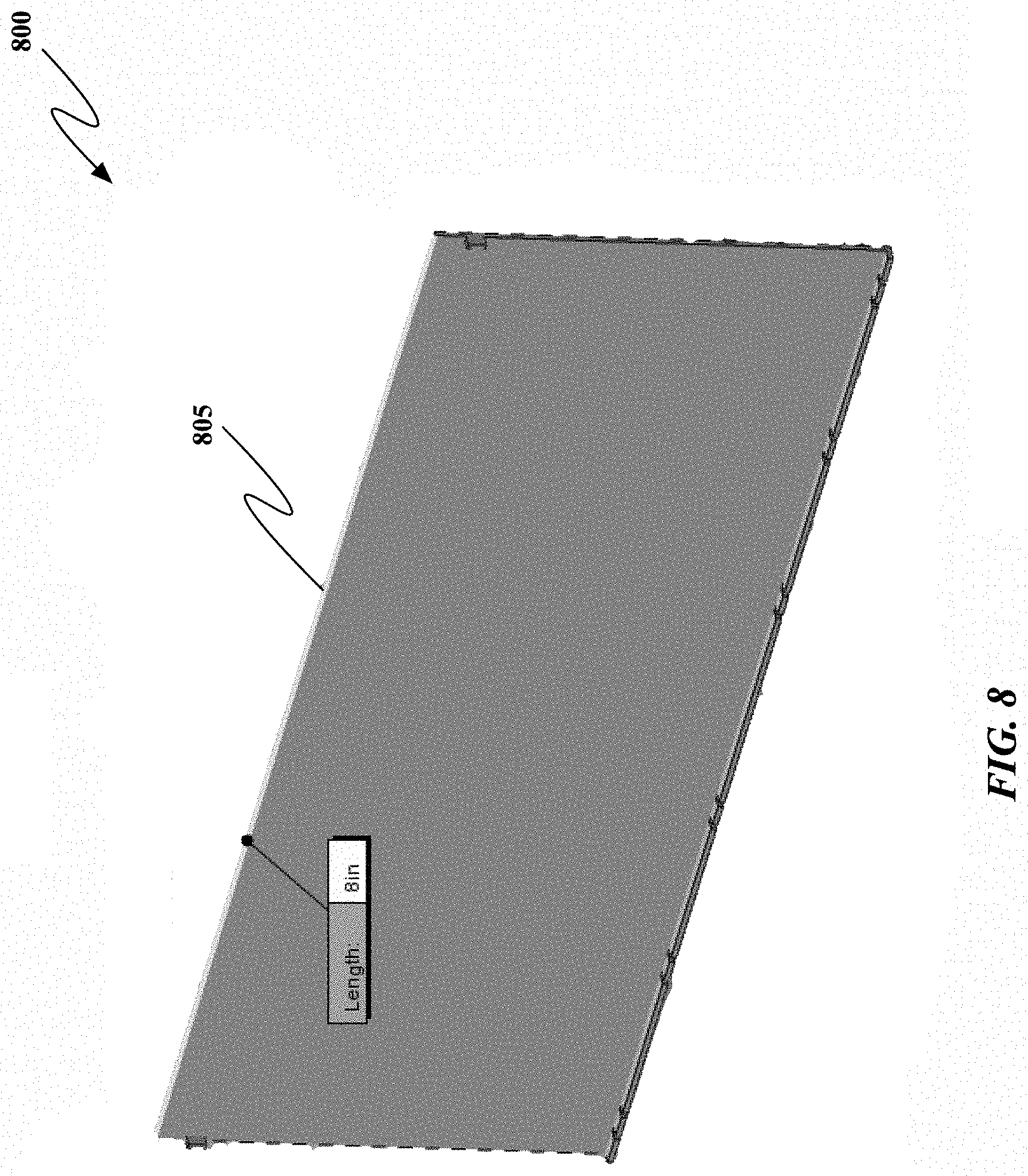Patent US11774084 Figure 8 – LED luminaire thermal management system