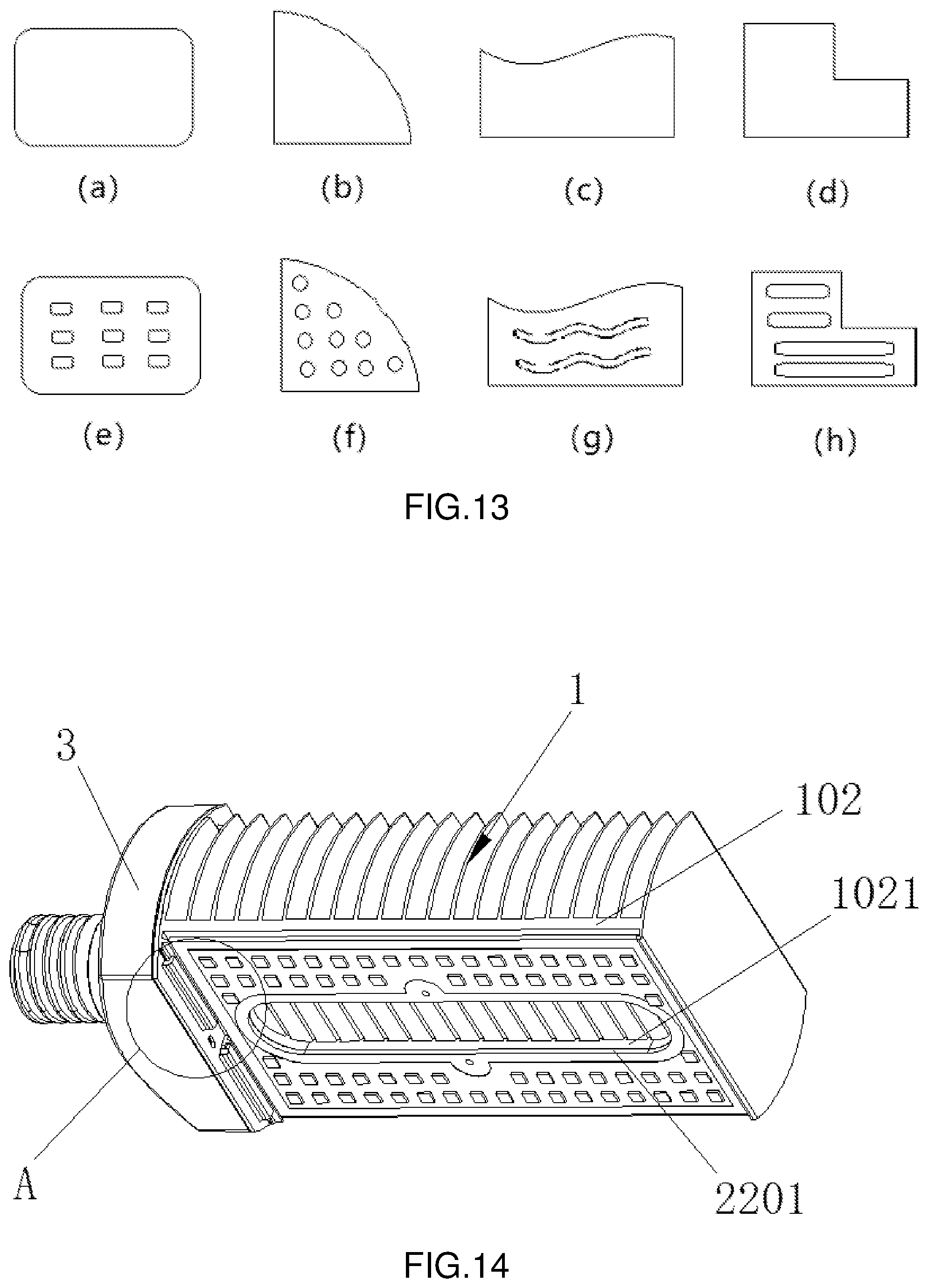 Patent US11774085 Figure 7 – LED lighting device