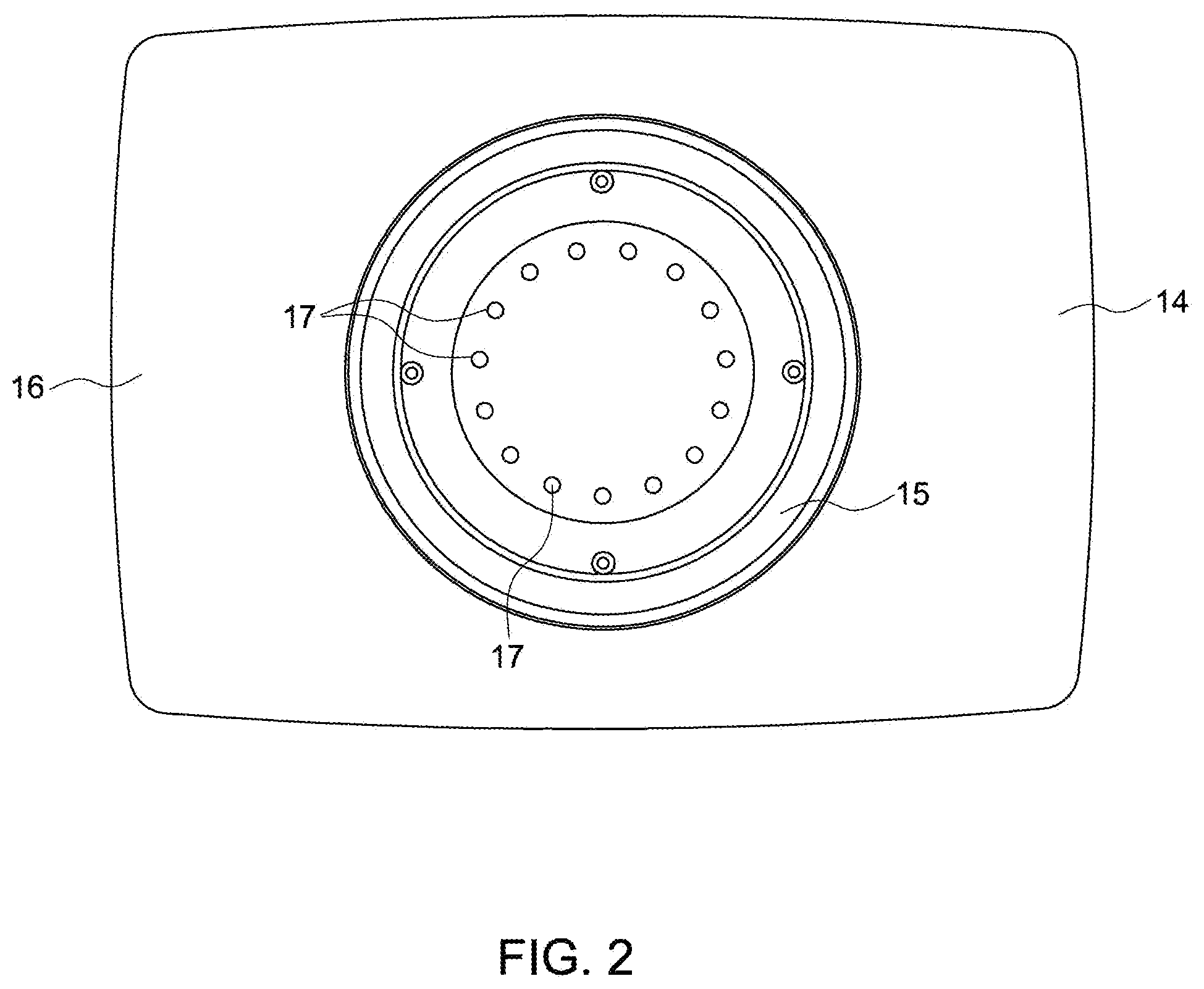 Patent US11774087 Figure 2 – Lamp with vertical travel for security