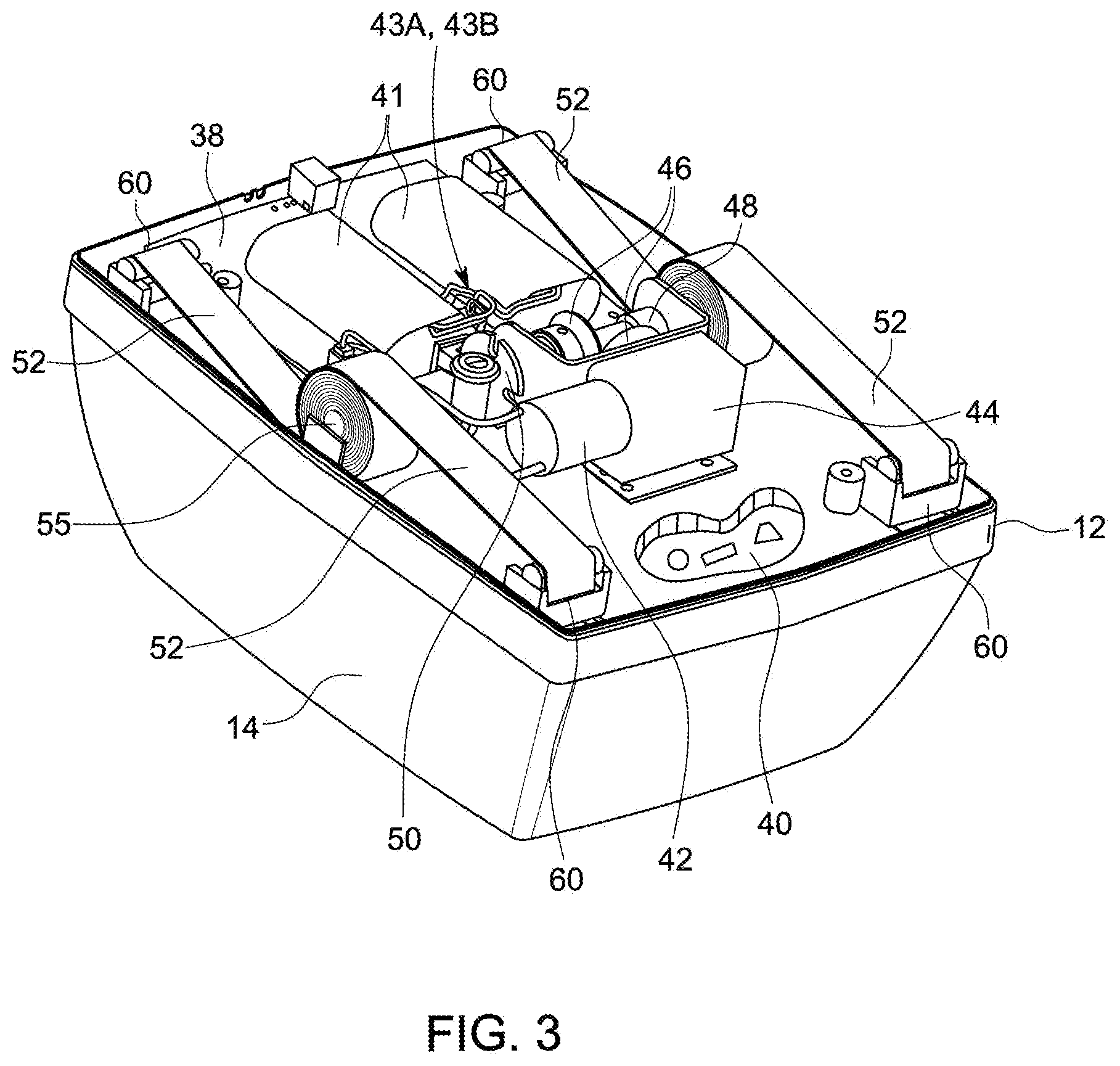 Patent US11774087 Figure 3 – Lamp with vertical travel for security
