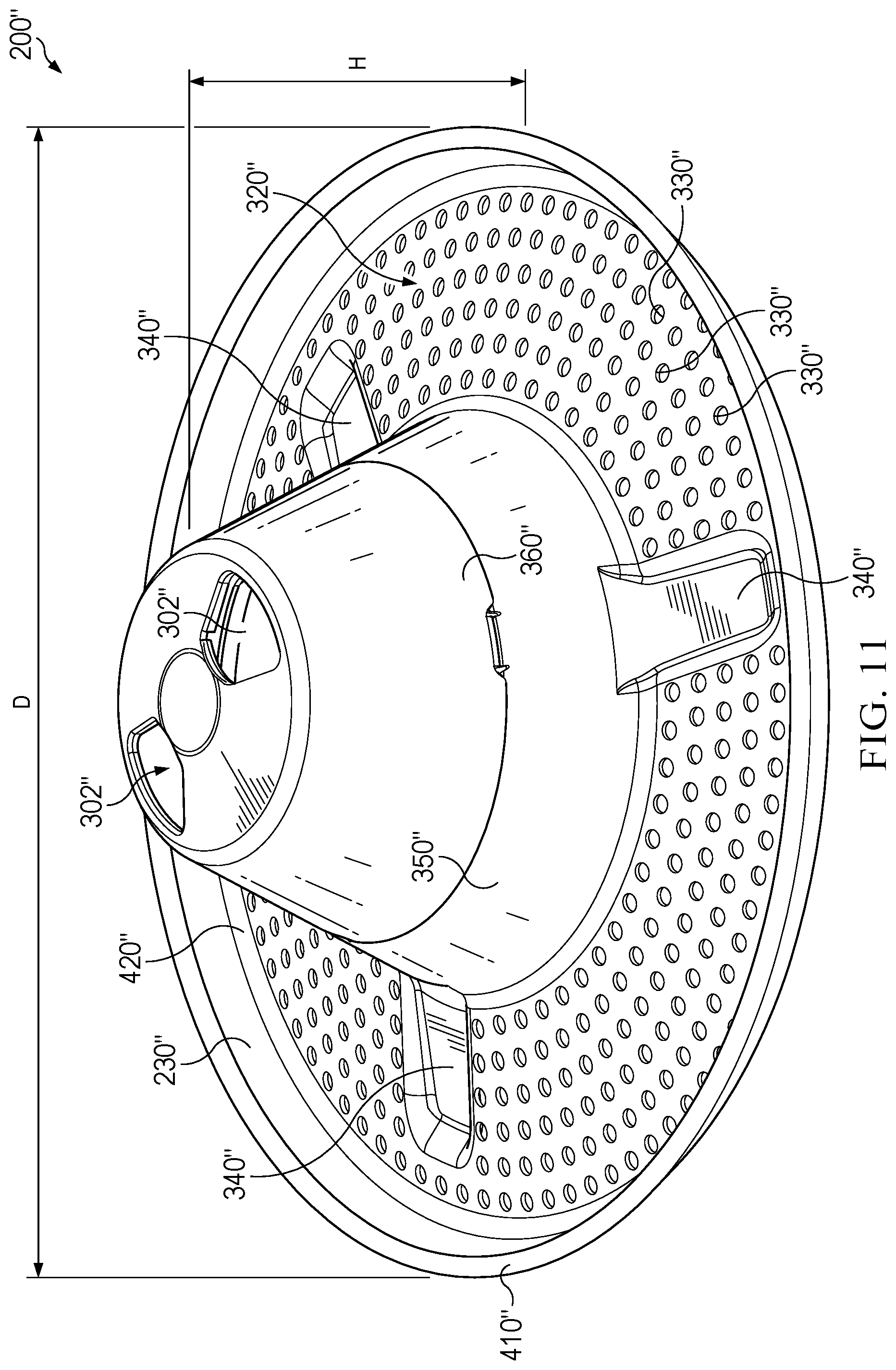 Patent US11774089 Figure 11 – Combustible fuel burning stove with pellet adapter