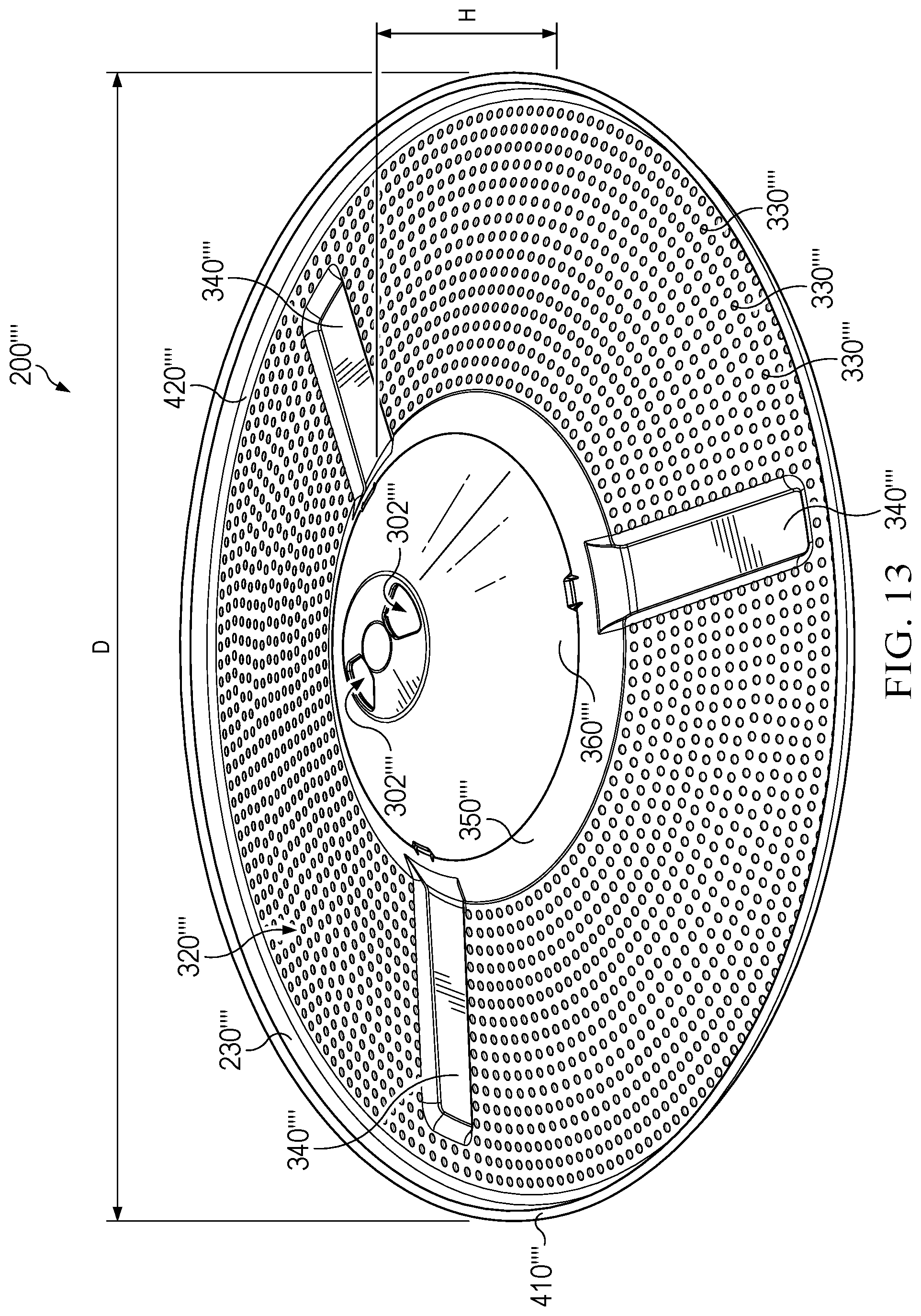 Patent US11774089 Figure 13 – Combustible fuel burning stove with pellet adapter