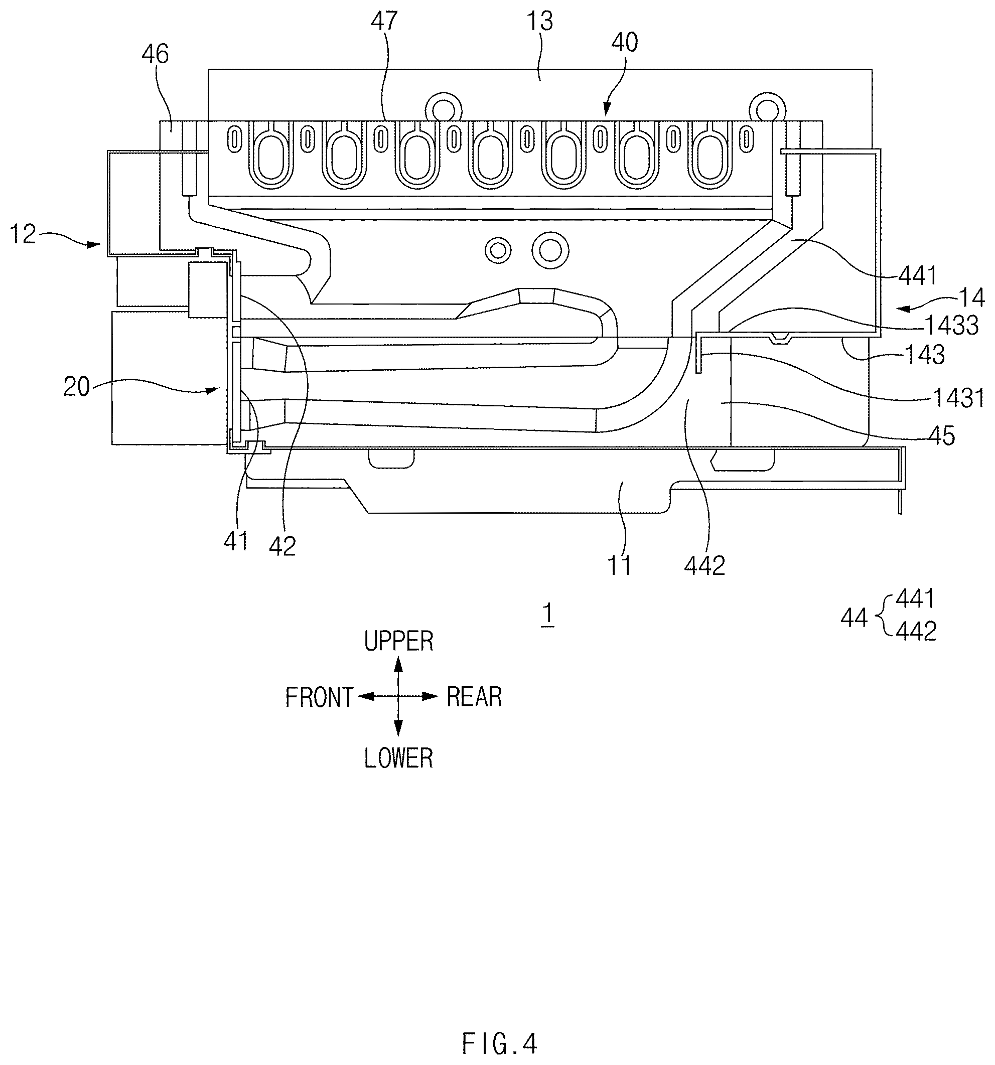 Patent US11774091 Figure 4 – Burner assembly