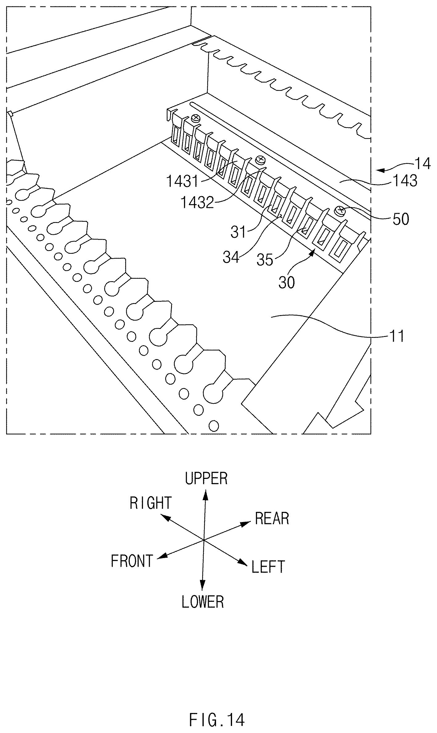 Patent US11774091 Figure 14 – Burner assembly