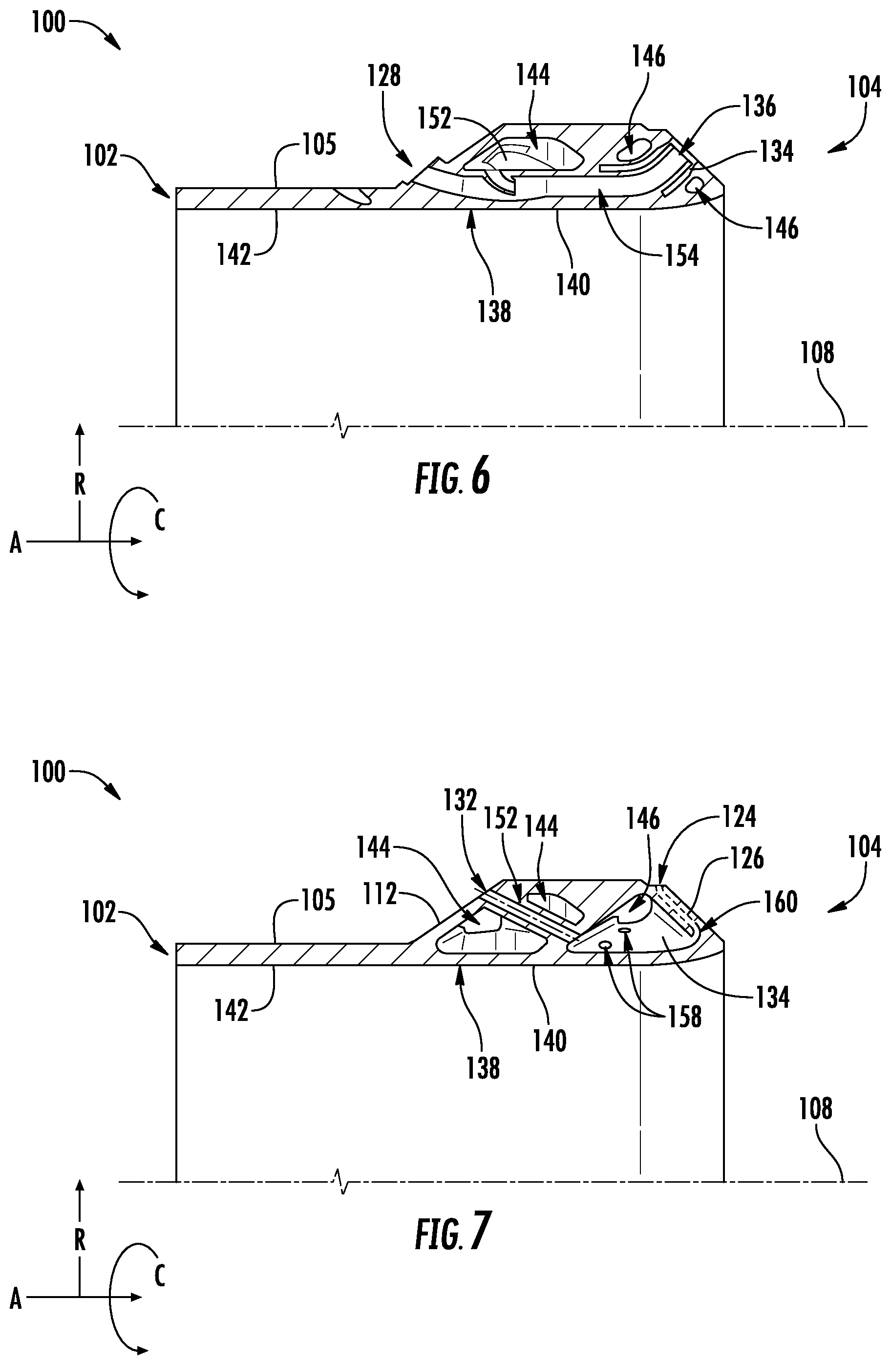Patent US11774093 Figure 5 – Burner cooling structures