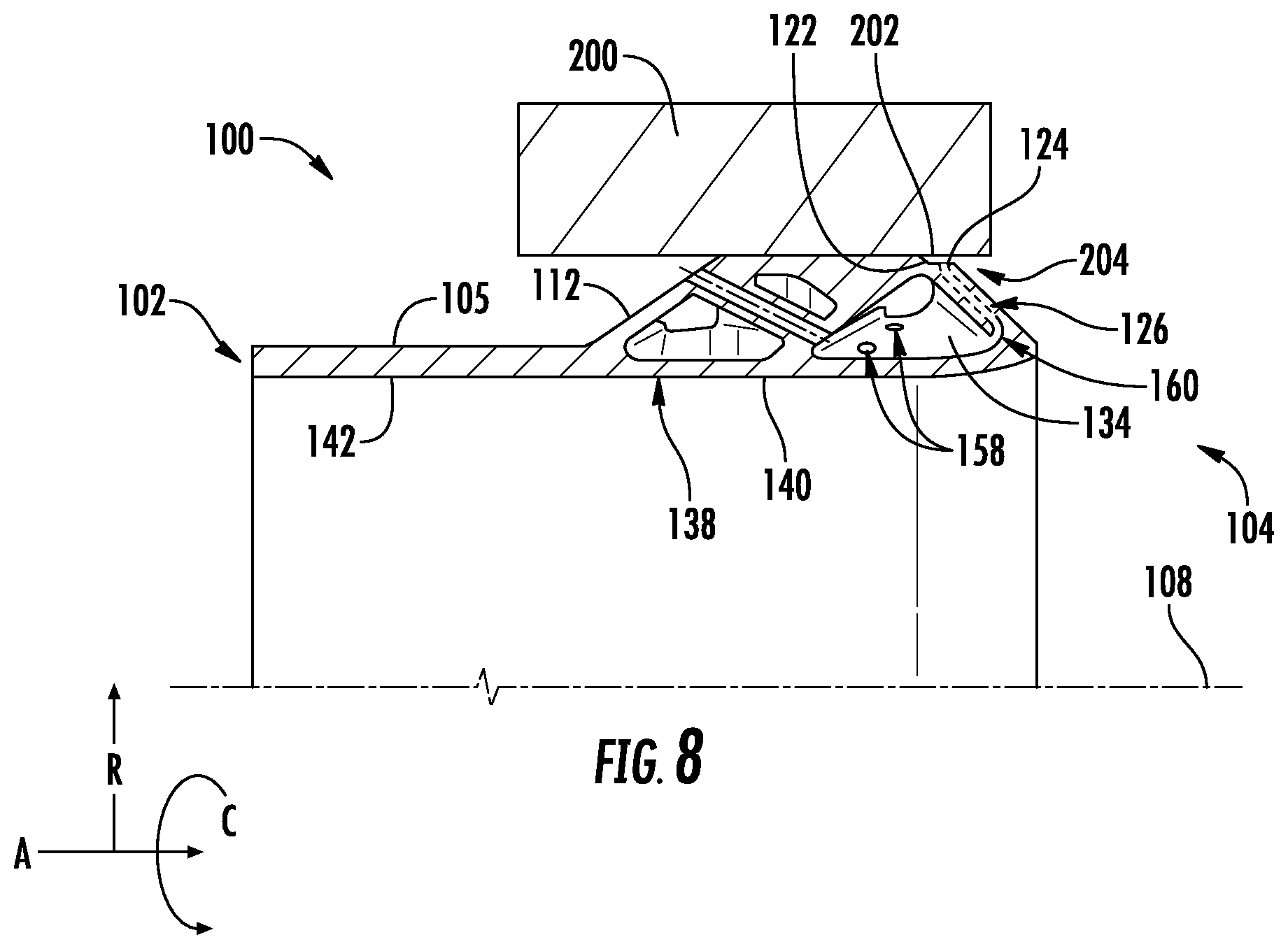 Patent US11774093 Figure 6 – Burner cooling structures