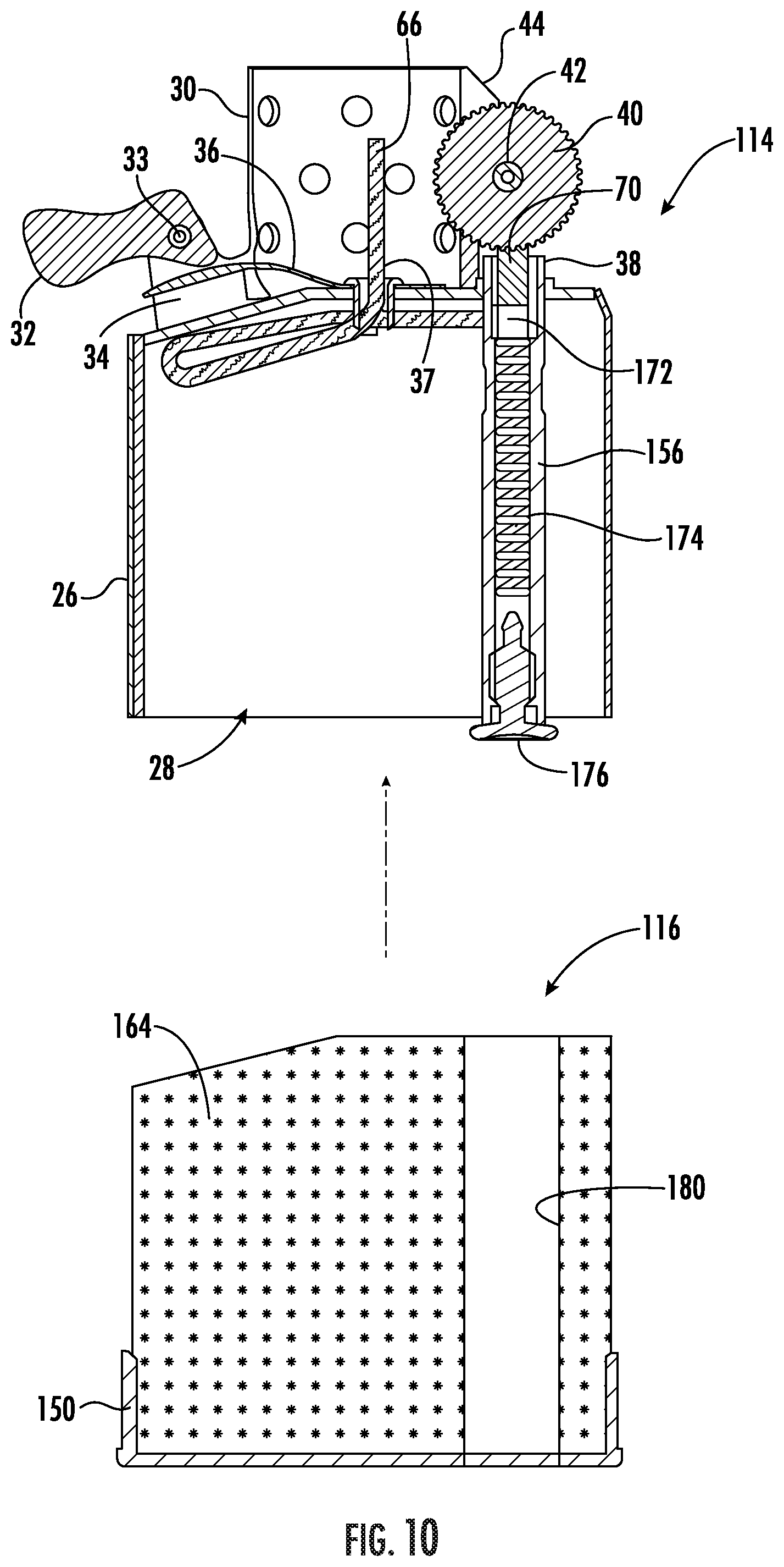 Patent US11774095 Figure 8 – Modular pyrophoric lighter