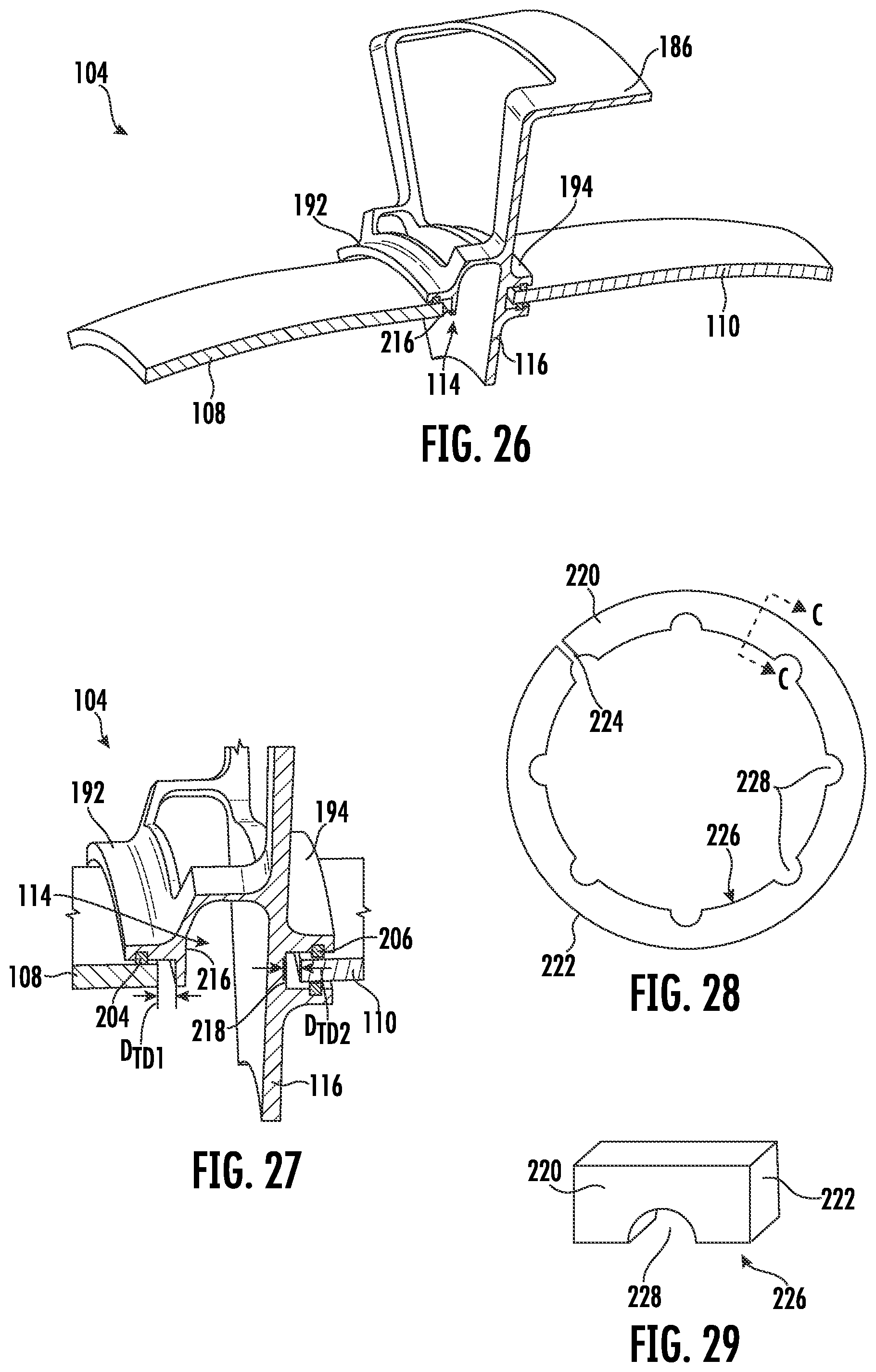 Patent US11774098 Figure 10 – Combustor for a gas turbine engine