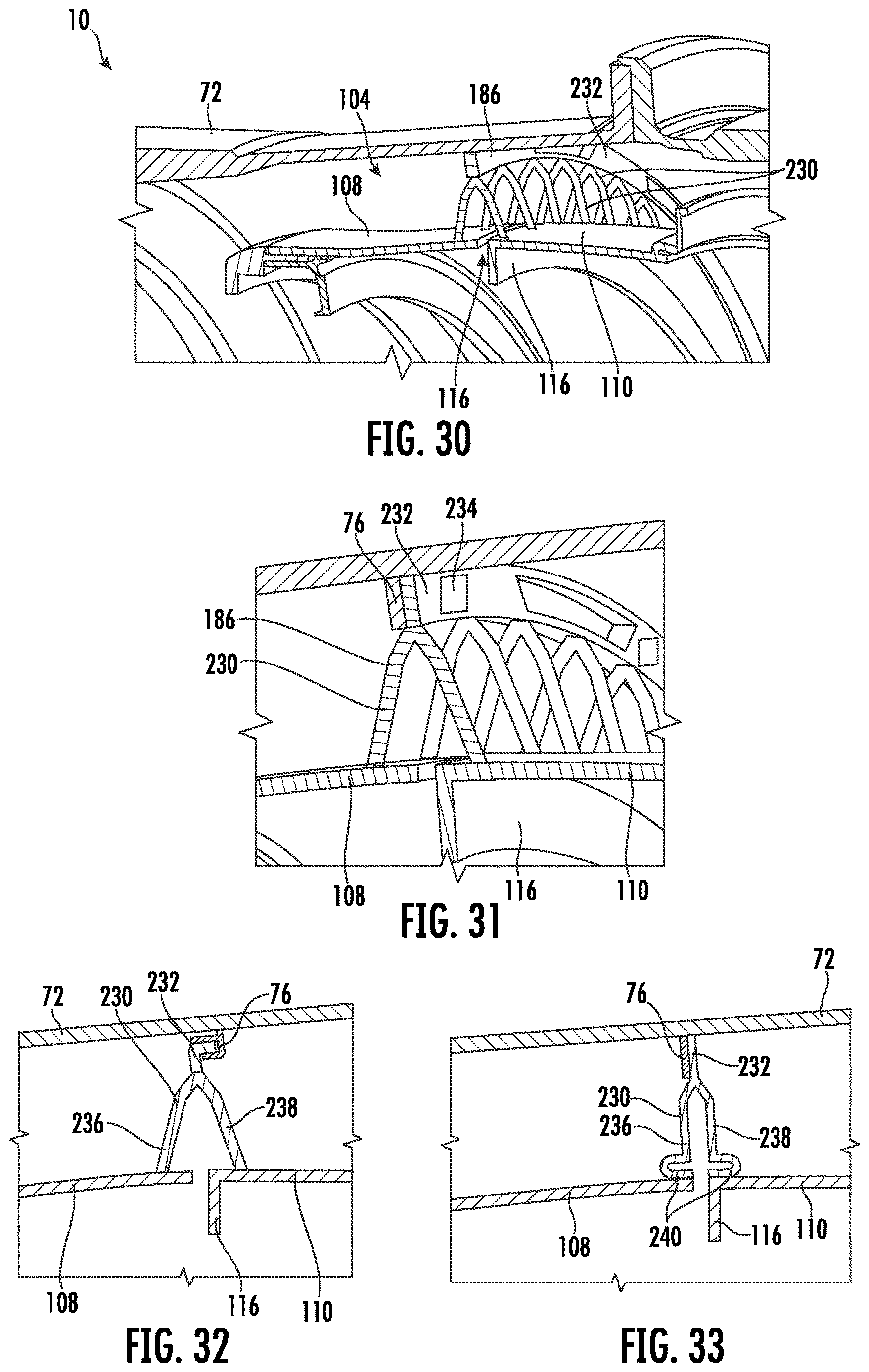 Patent US11774098 Figure 11 – Combustor for a gas turbine engine