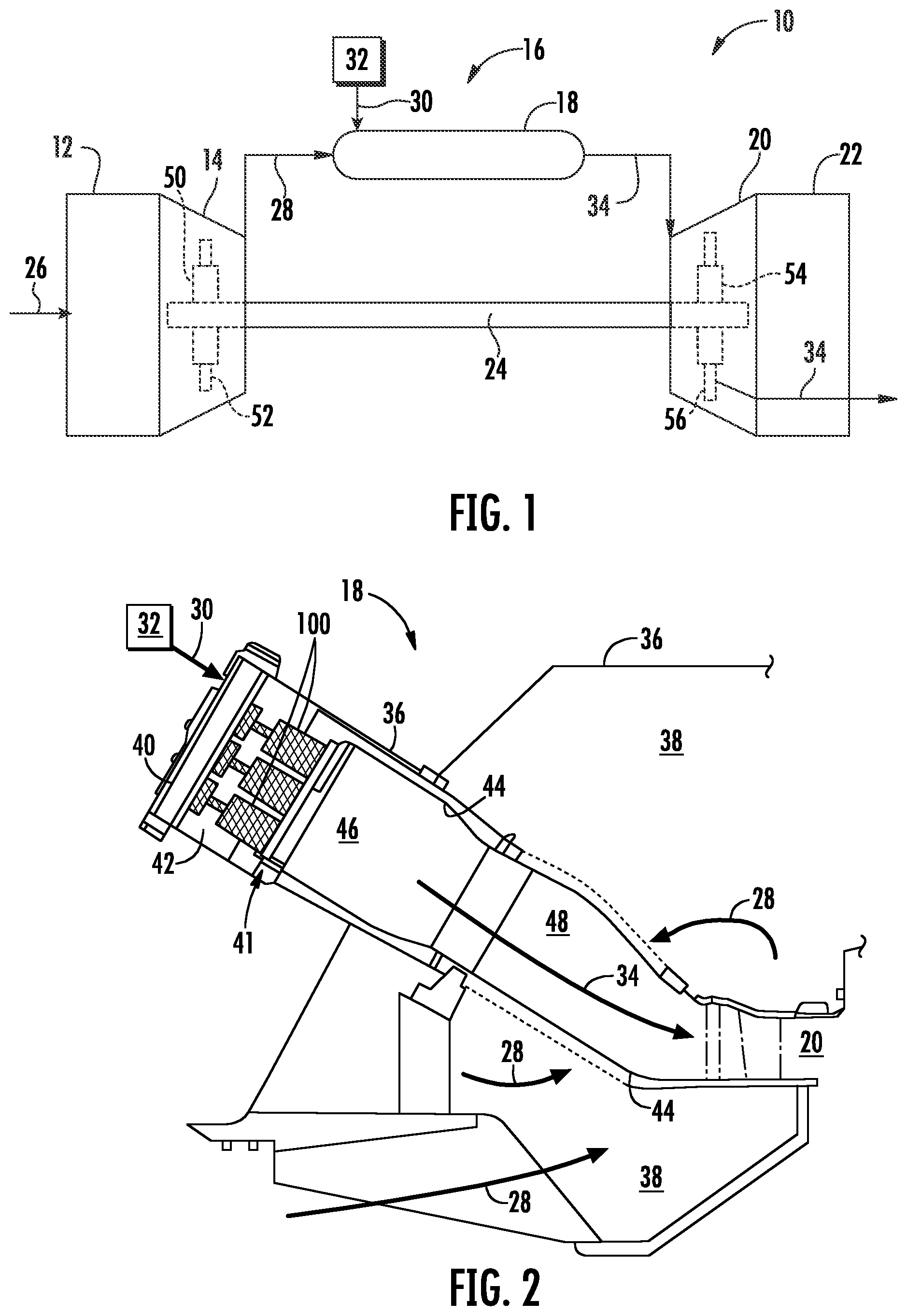 Patent US11774099 Figure 1 – Gas turbine fuel nozzle tip comprising an impingement wall