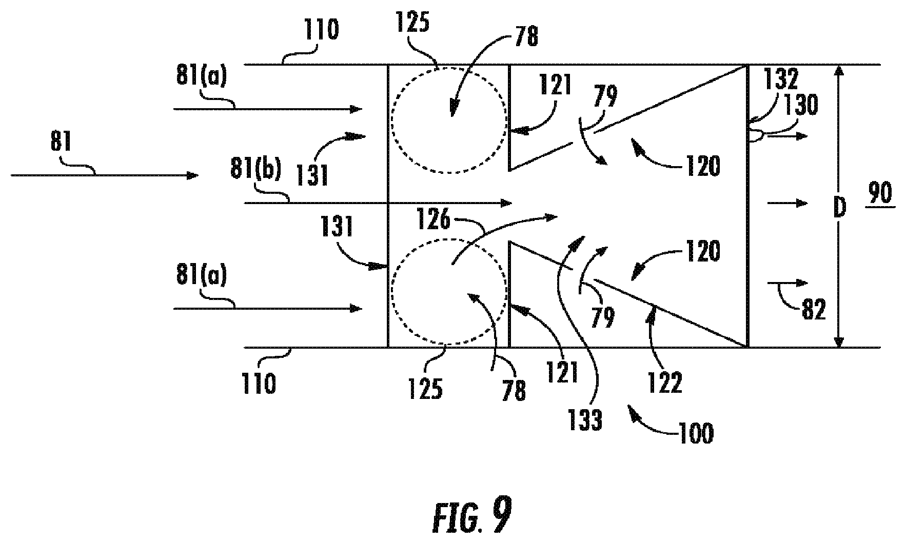 Patent US11774103 Figure 9 – Engine with rotating detonation combustion system