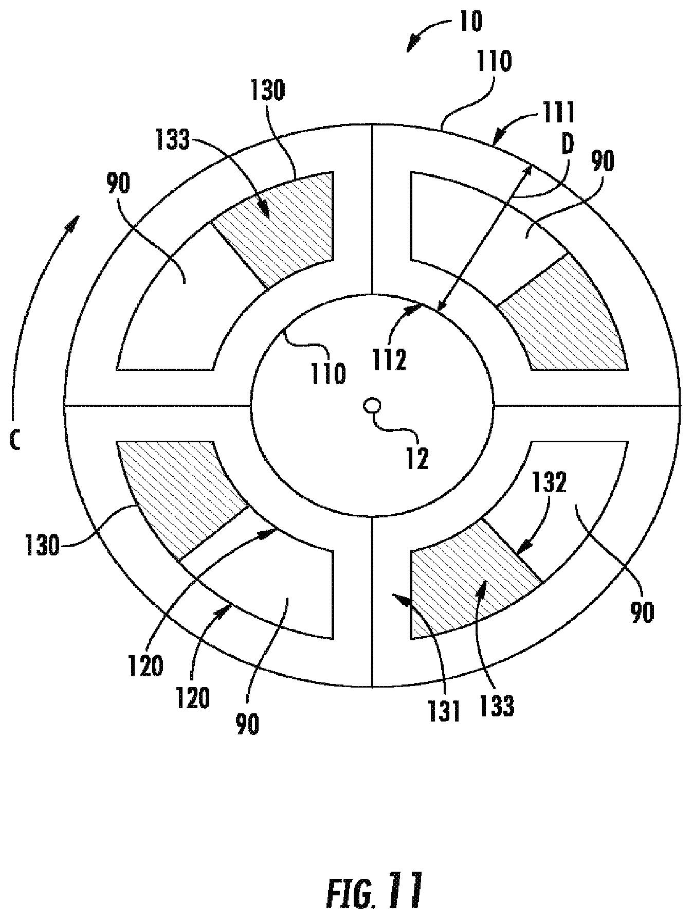 Patent US11774103 Figure 11 – Engine with rotating detonation combustion system