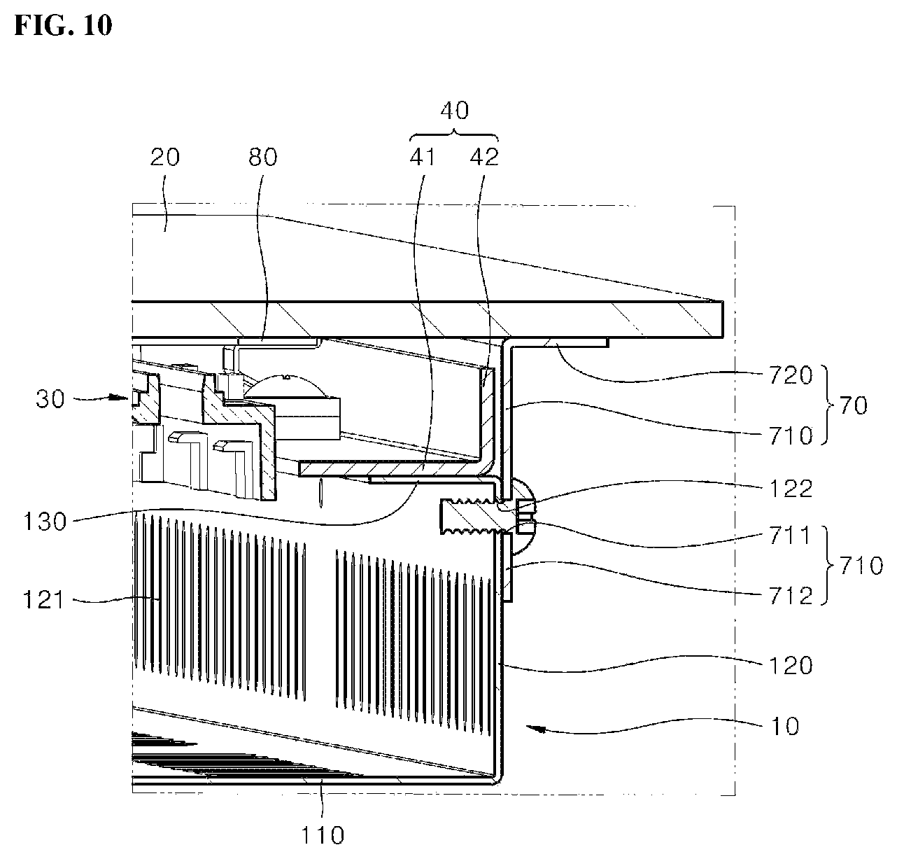 Patent US11774106 Figure 7 – Electric range