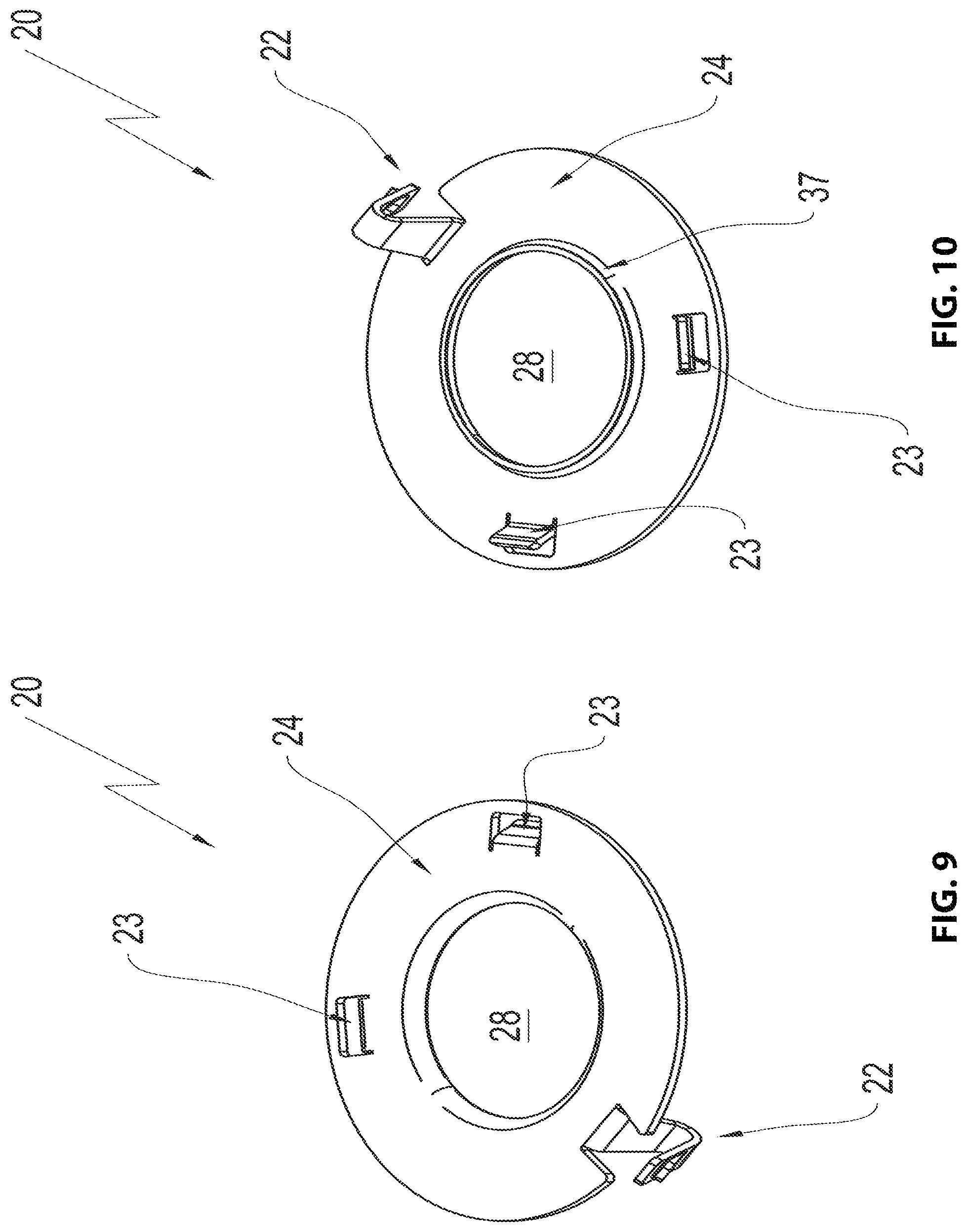 Patent US11774109 Figure 8 – Cooking device with holding plate for a cooking device light