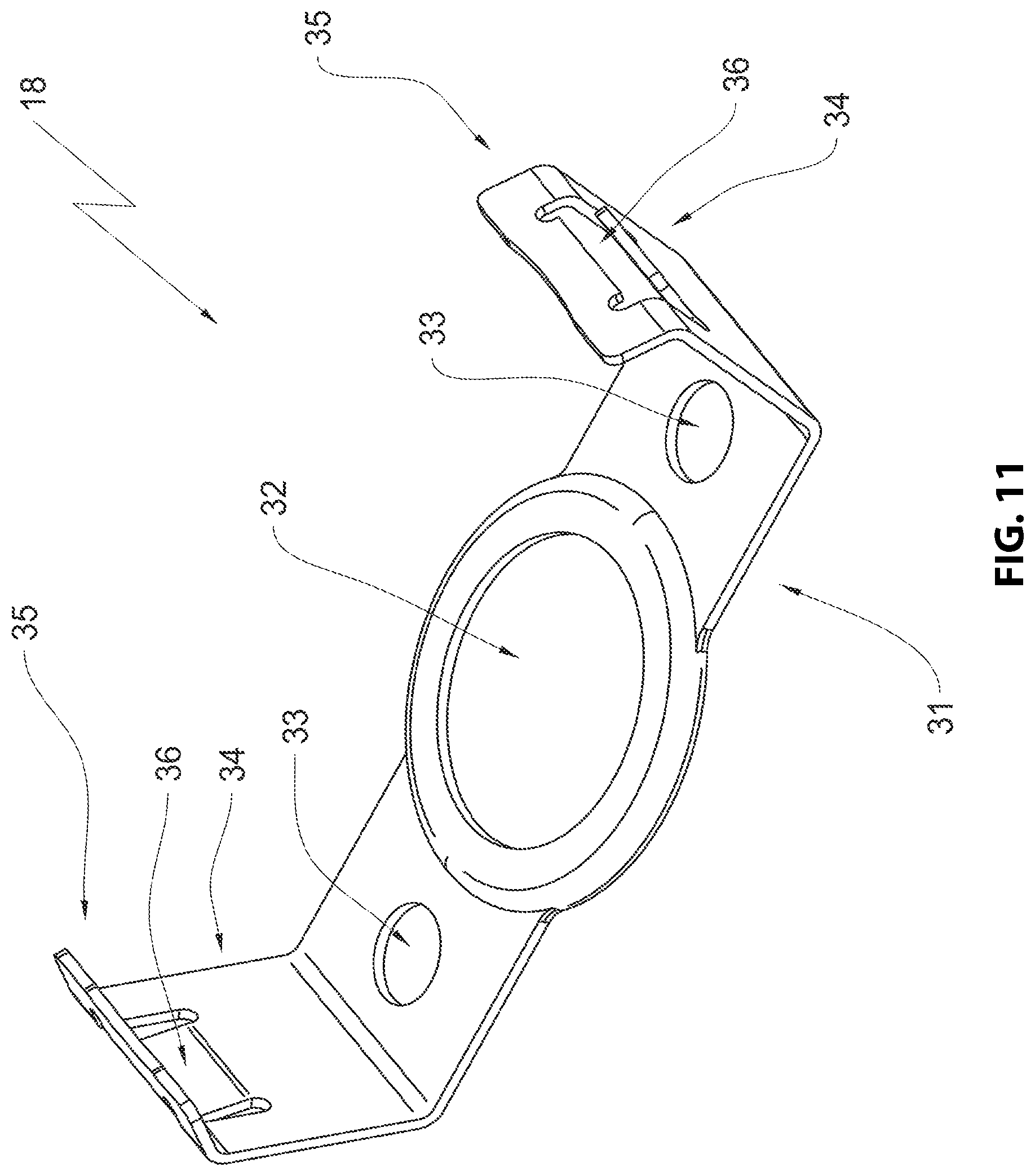 Patent US11774109 Figure 9 – Cooking device with holding plate for a cooking device light