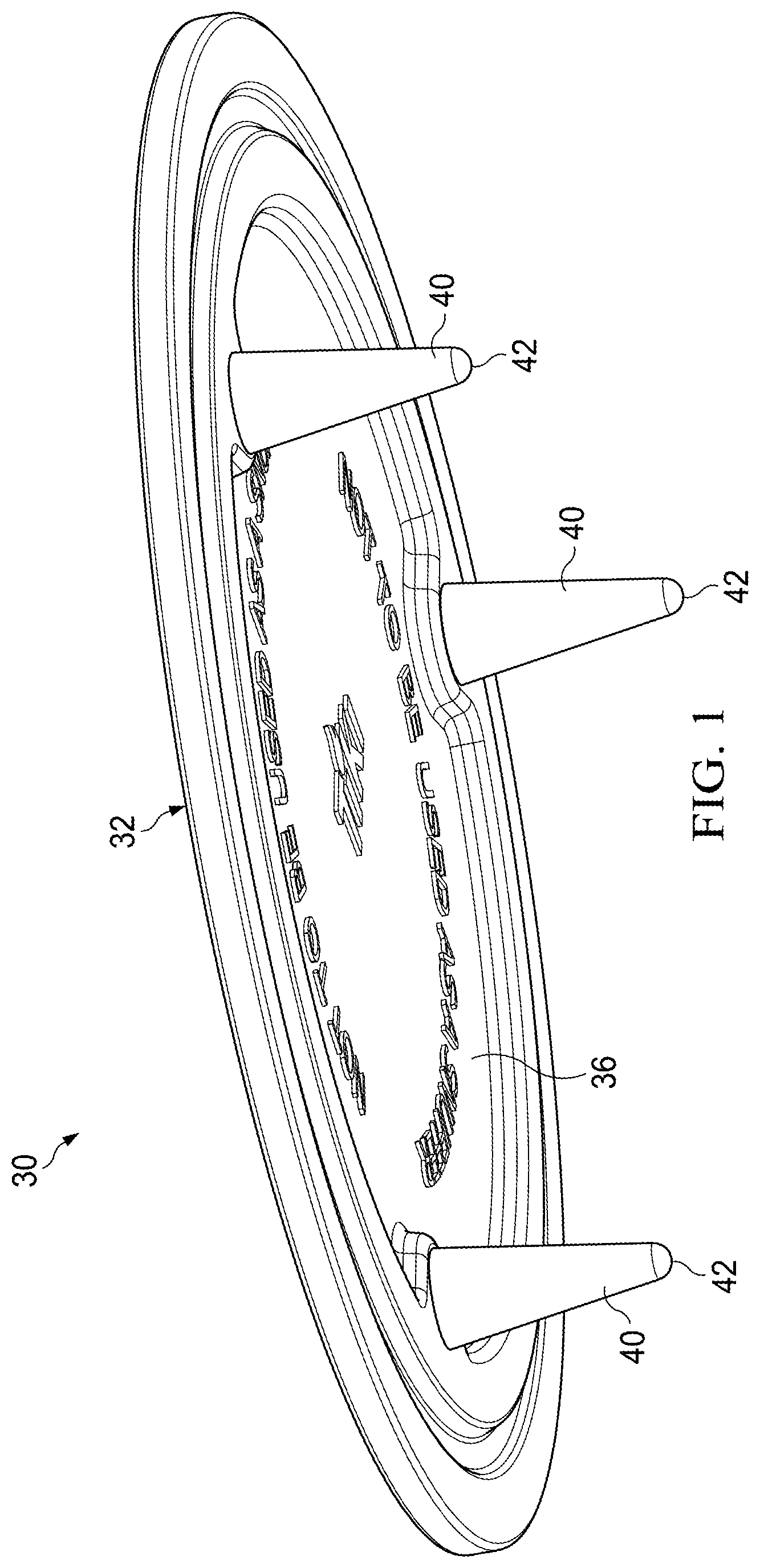 Patent US11774110 Figure 1 – Fire pit tabletop accessory