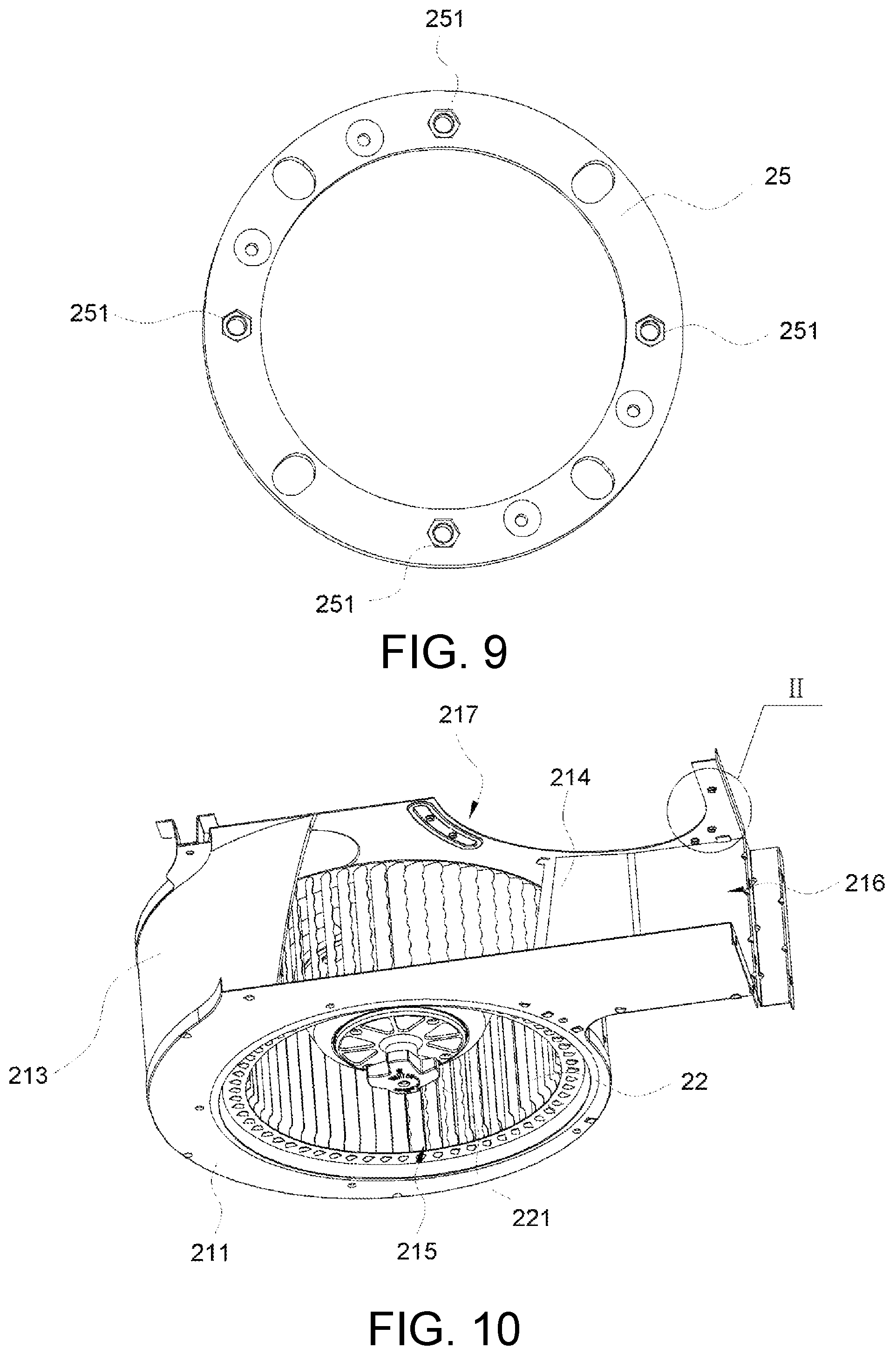 Patent US11774111 Figure 6 – Fan system, range hood equipped with the same, and mounting method thereof