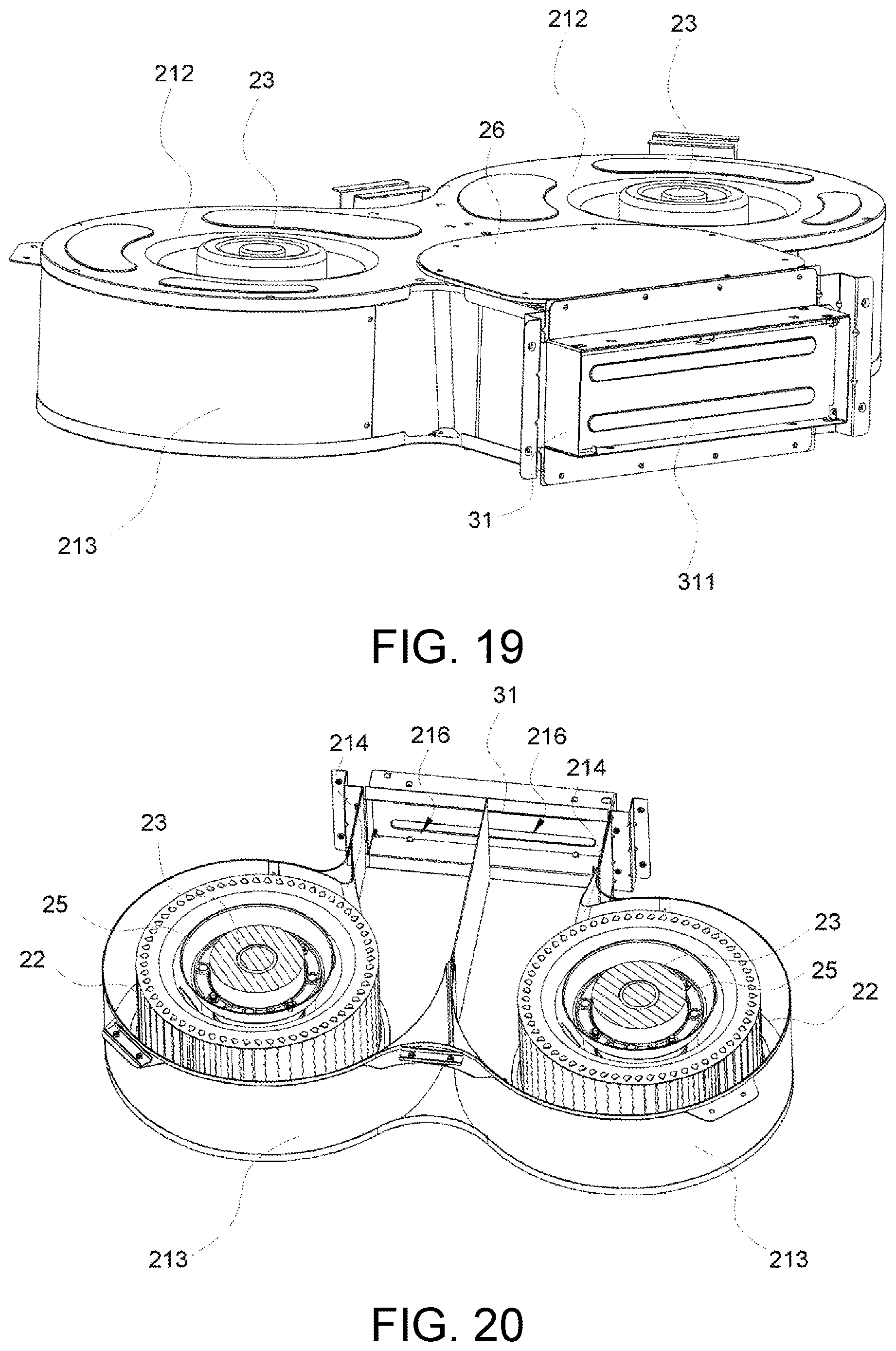 Patent US11774111 Figure 11 – Fan system, range hood equipped with the same, and mounting method thereof
