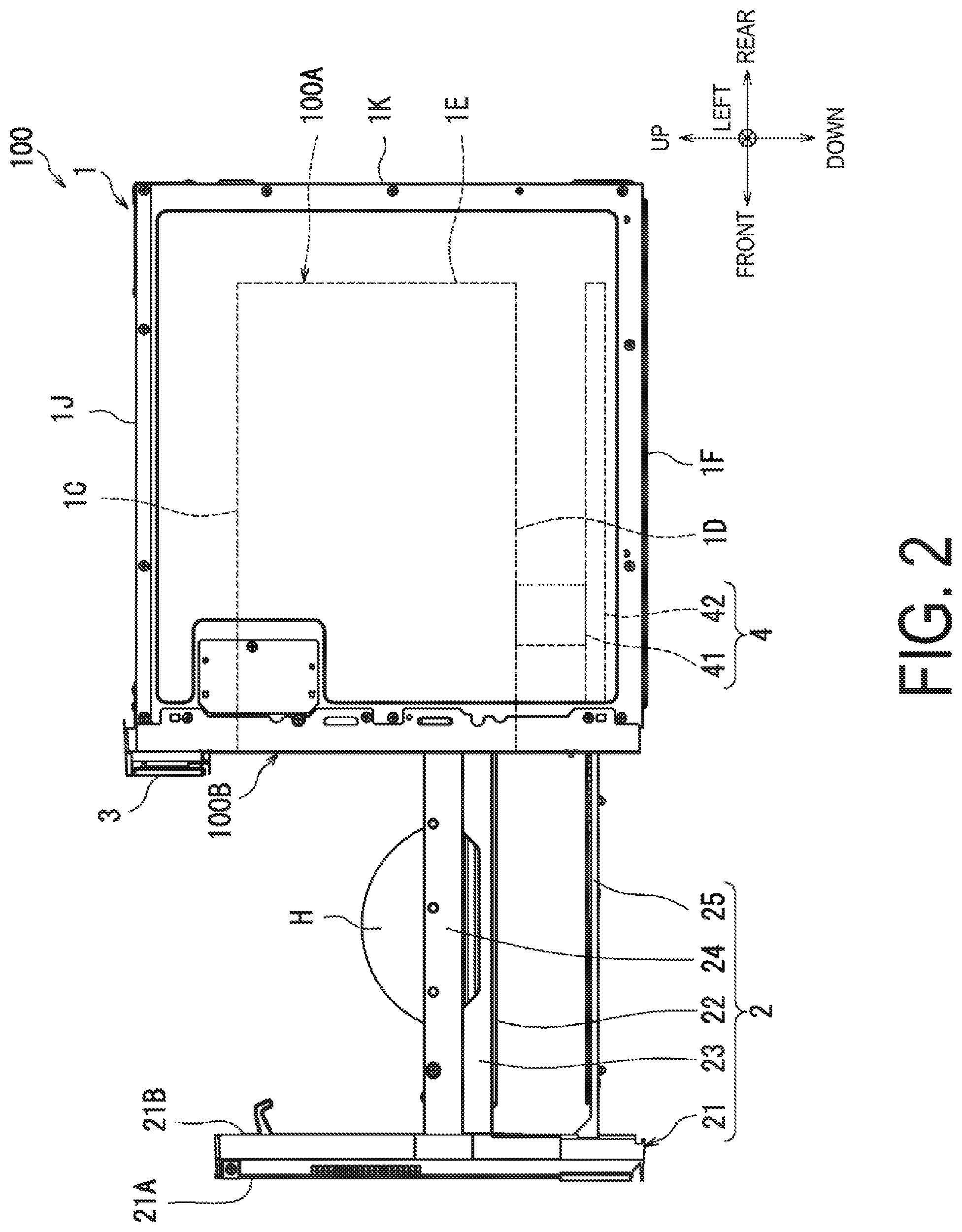Patent US11774112 Figure 2 – Heating cooking apparatus