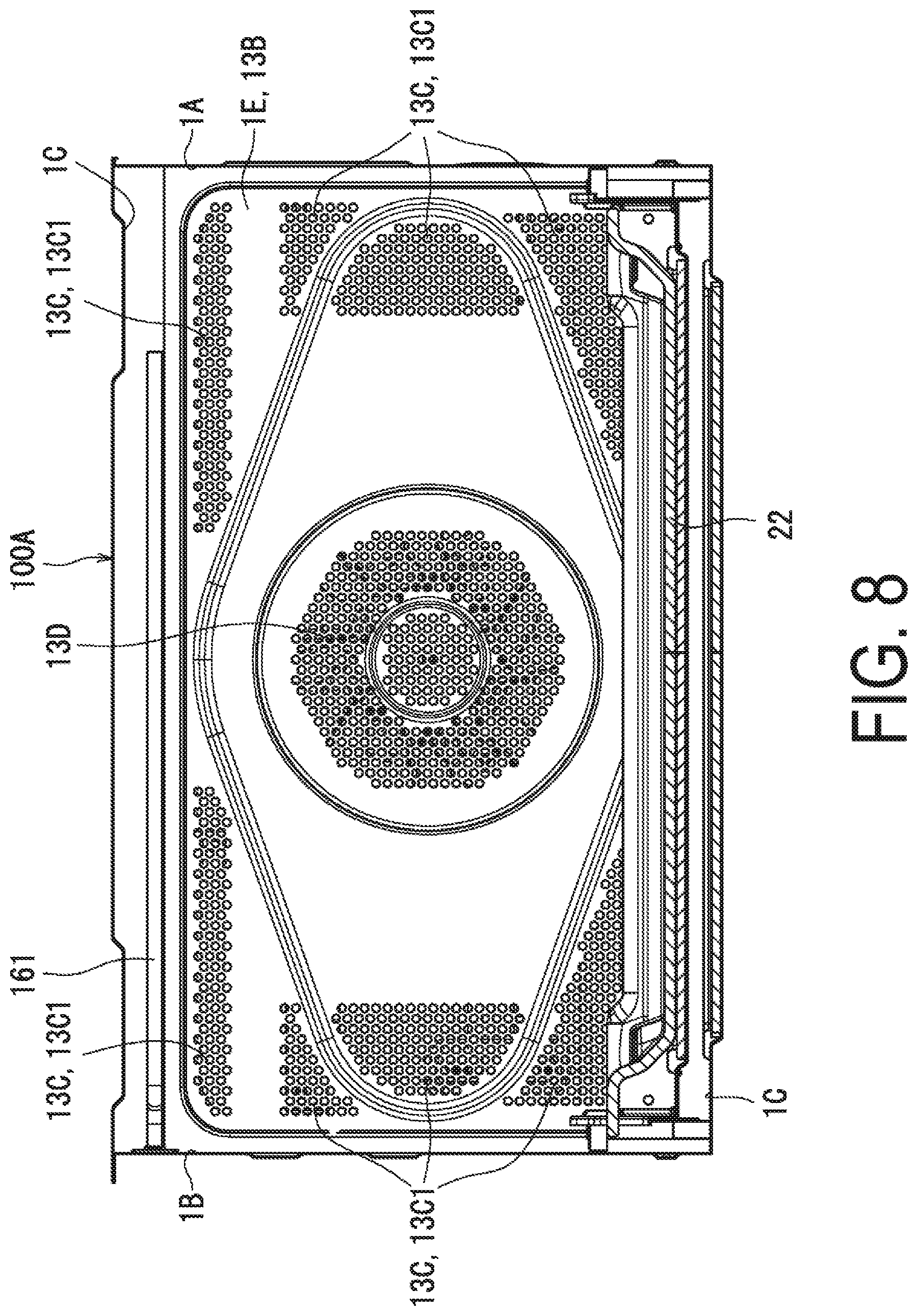 Patent US11774112 Figure 8 – Heating cooking apparatus