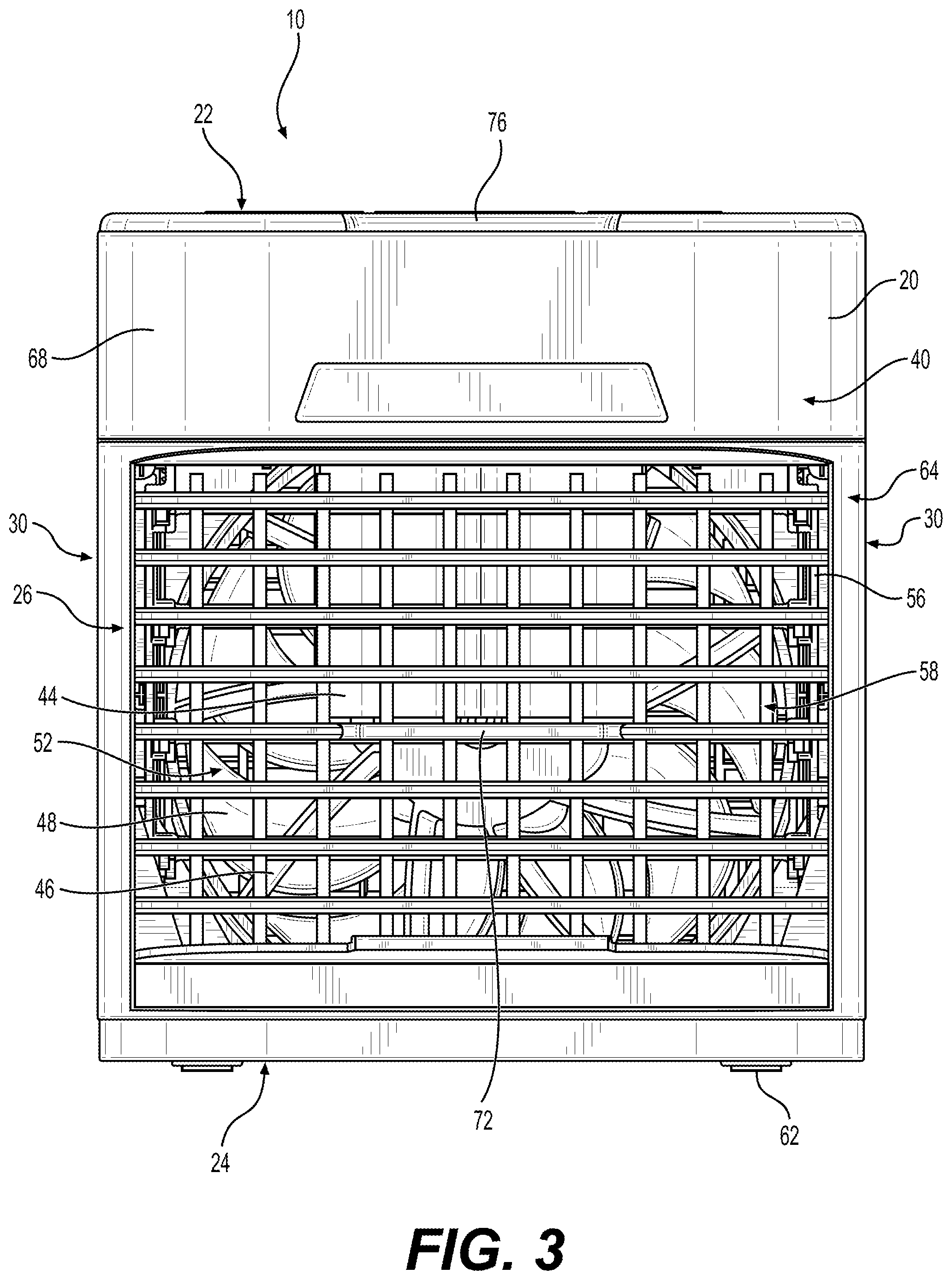 Patent US11774116 Figure 3 – Evaporative air cooling tower