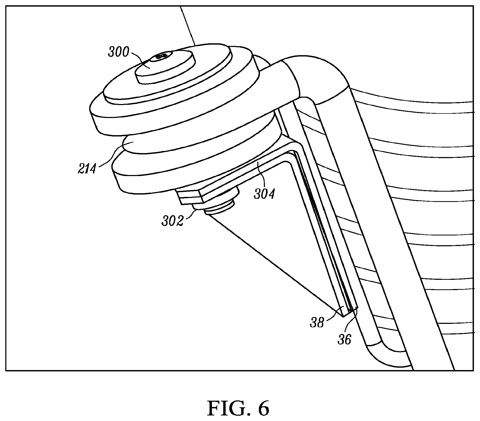 Patent US11774119 Figure 6 – Bottom-mounted whole house fan assembly