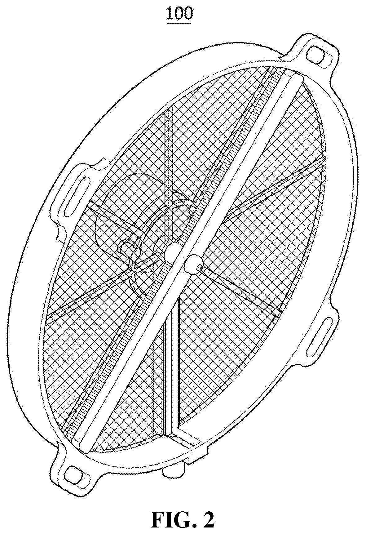 Patent US11774120 Figure 2 – Filter structure capable of removing dust