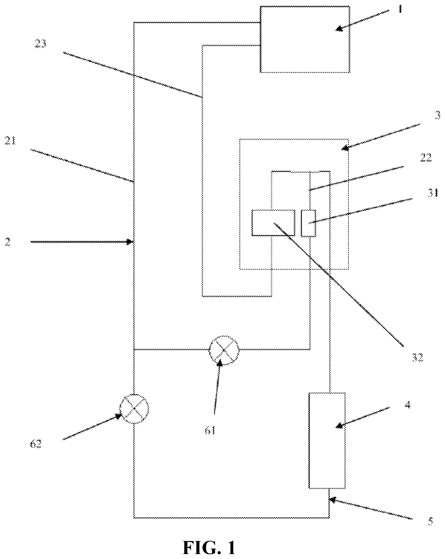 Patent US11774131 — Heat exchange system for outdoor unit of air conditioner and air conditioner — Figure 1