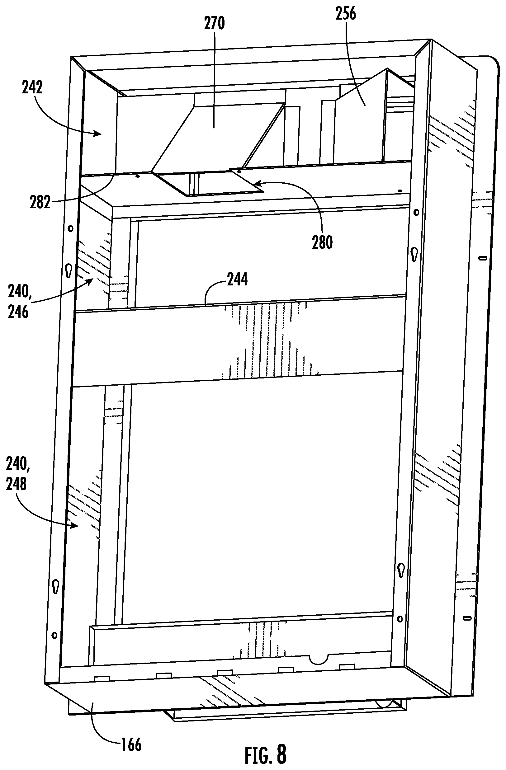 Patent US11774133 Figure 8 – Air conditioning appliance having a plenum for make-up air