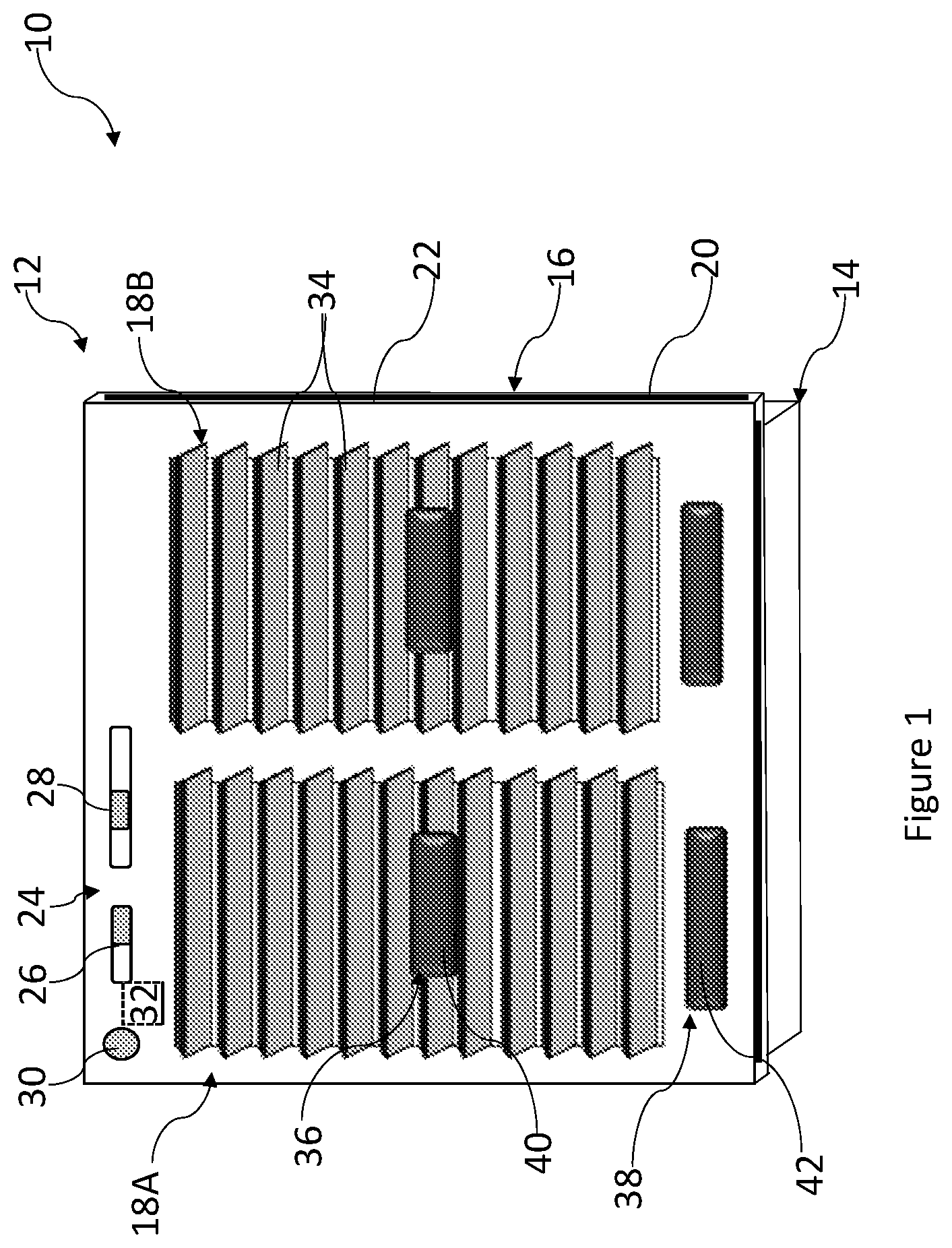 Patent US11774135 Figure 1 – Air diffuser assembly