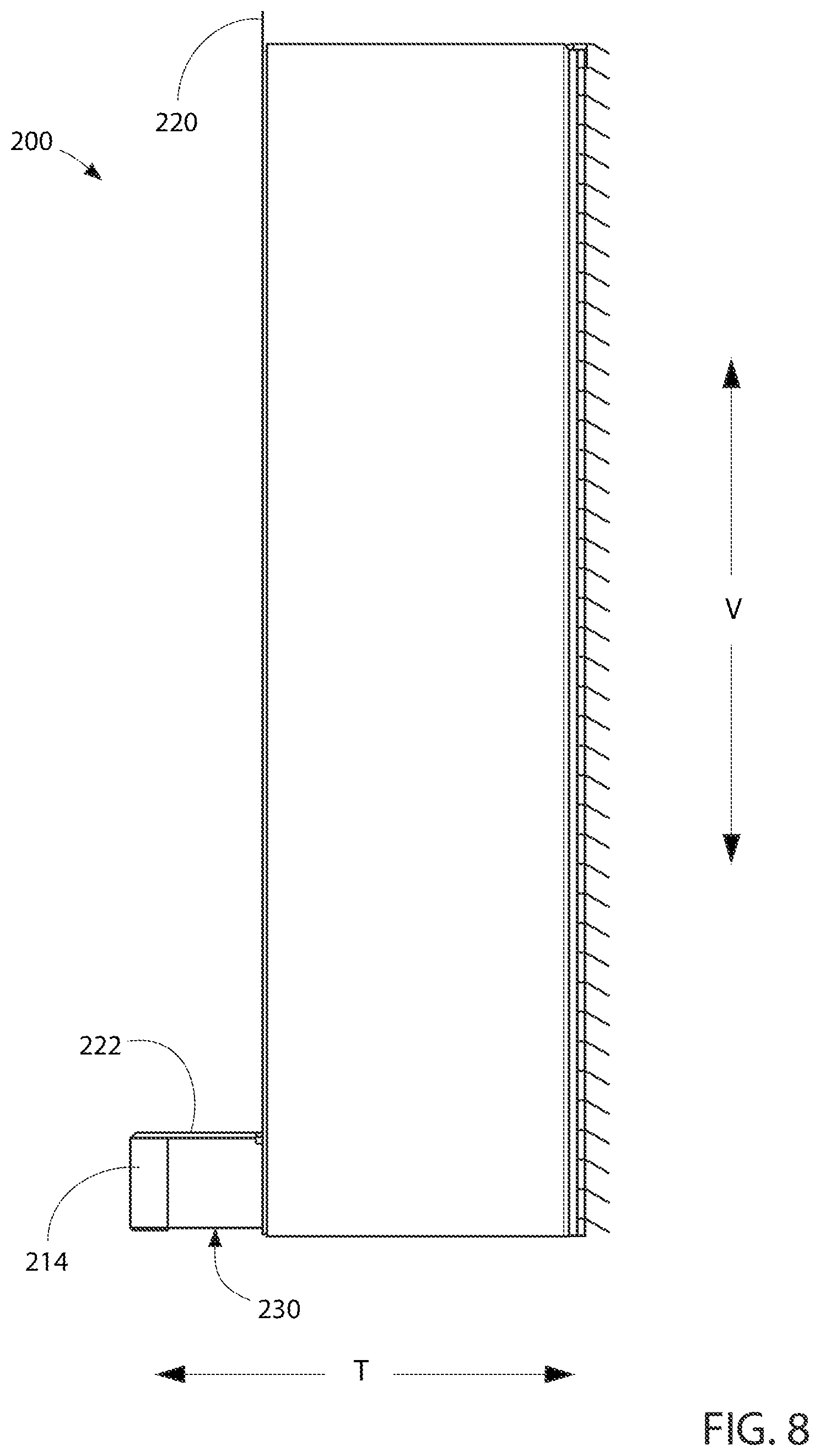 Patent US11774136 Figure 8 – Air conditioner drain pan platform