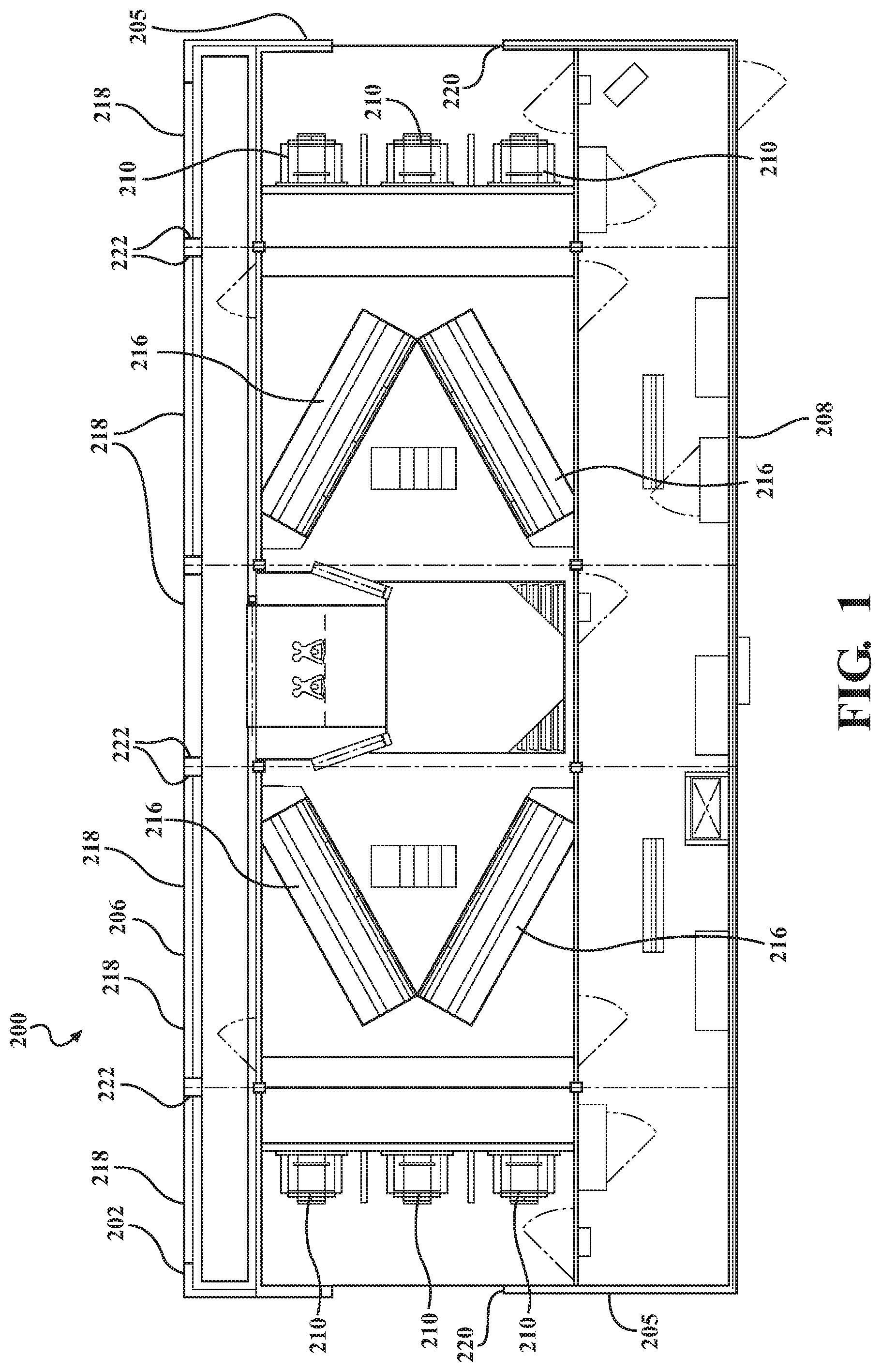 Patent US11774139 Figure 1 – Air handling apparatus for HVAC systems