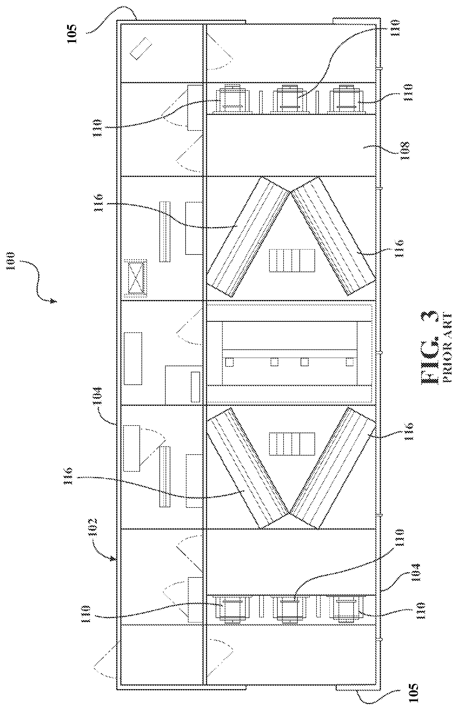 Patent US11774139 Figure 3 – Air handling apparatus for HVAC systems