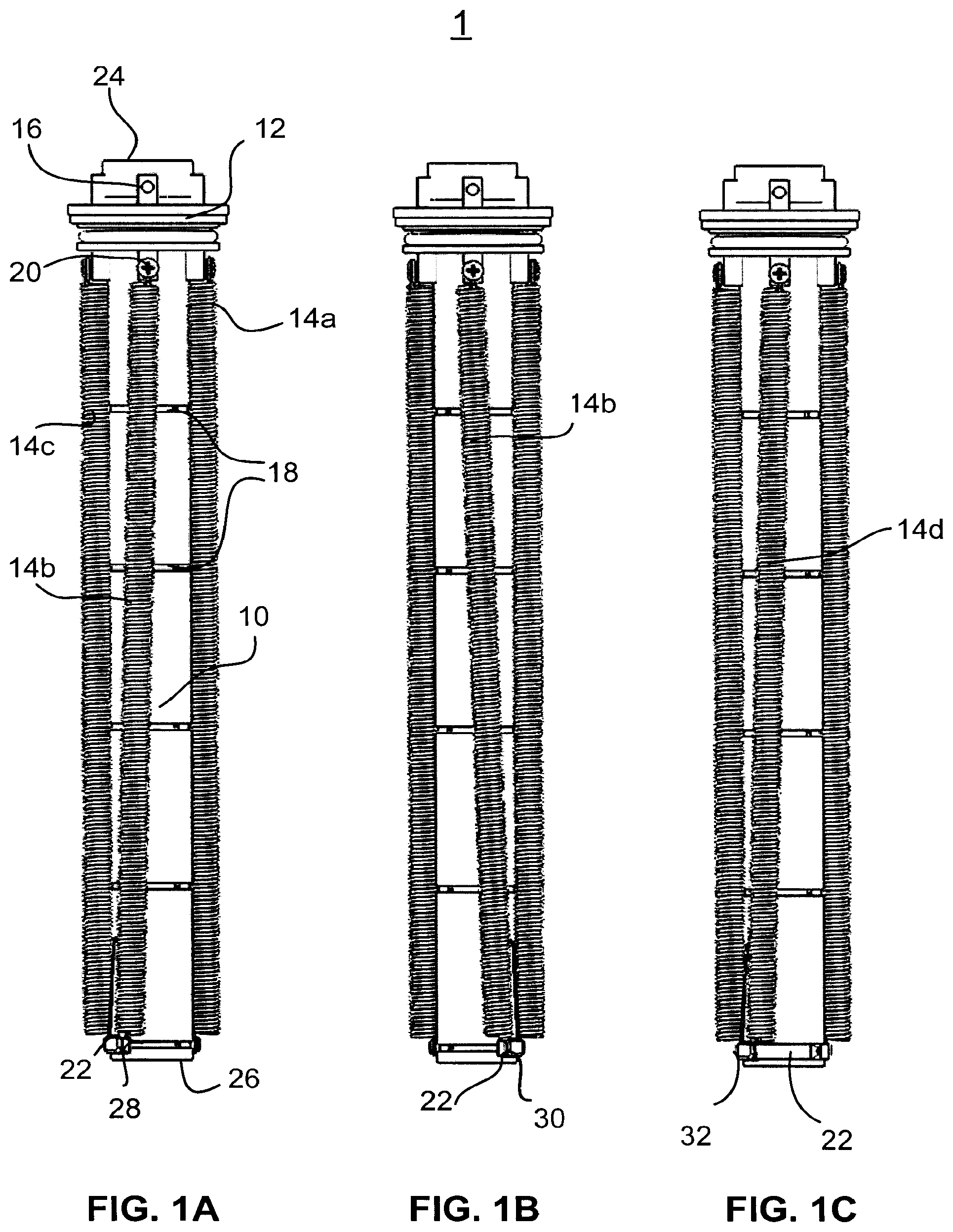 Patent US11774140 Figure 1 – Next generation bare wire water heater
