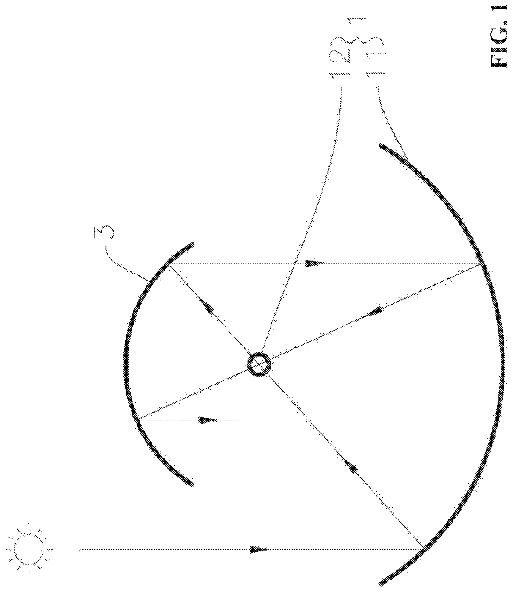 Patent US11774142 Figure 1 – Double-line focusing solar energy collection apparatus