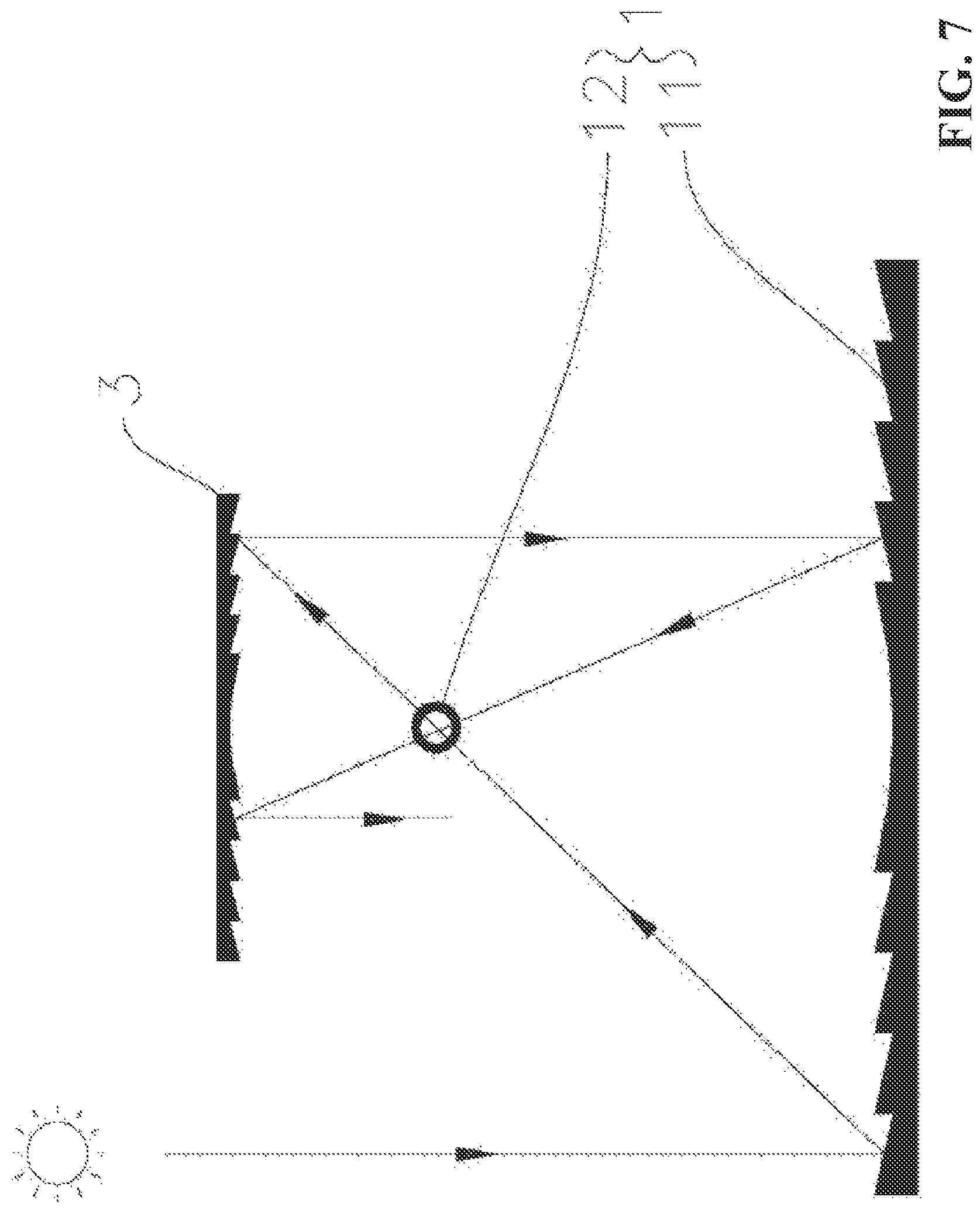 Patent US11774142 Figure 7 – Double-line focusing solar energy collection apparatus