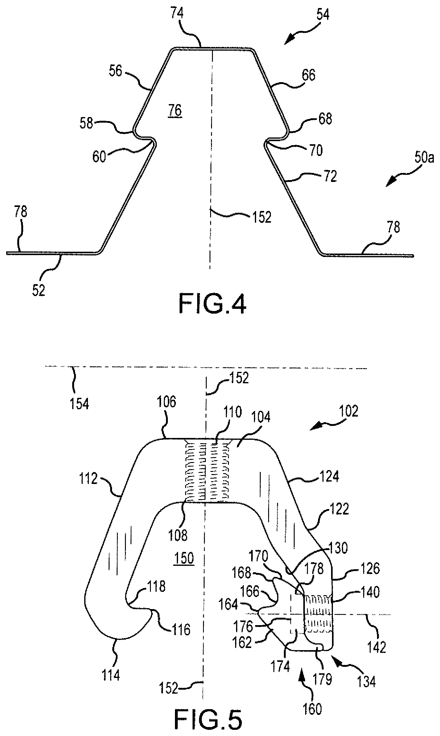 Patent US11774143 Figure 4 – Rail assembly with invertible side-mount adapter for direct and indirect mounting applications
