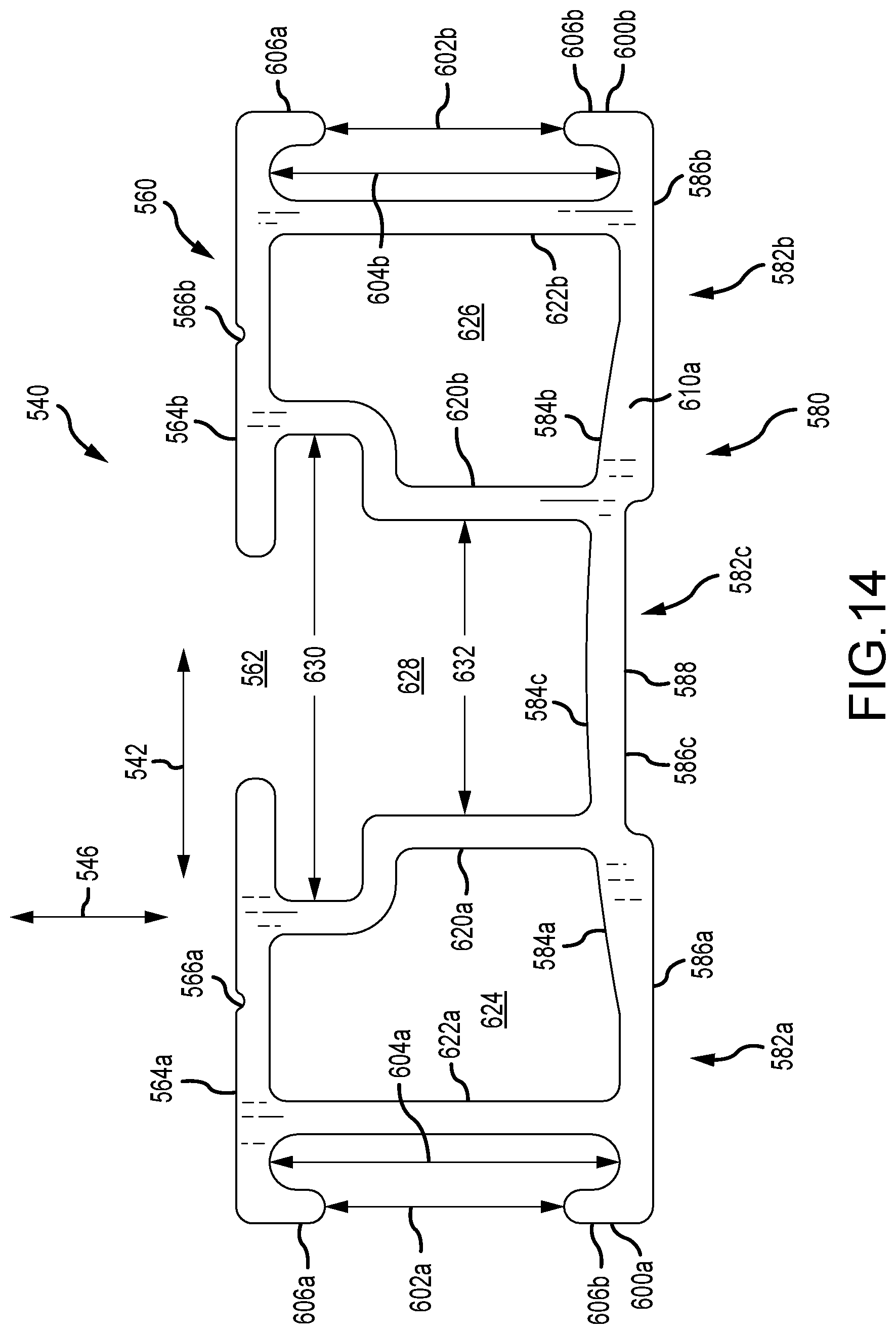 Patent US11774143 Figure 16 – Rail assembly with invertible side-mount adapter for direct and indirect mounting applications