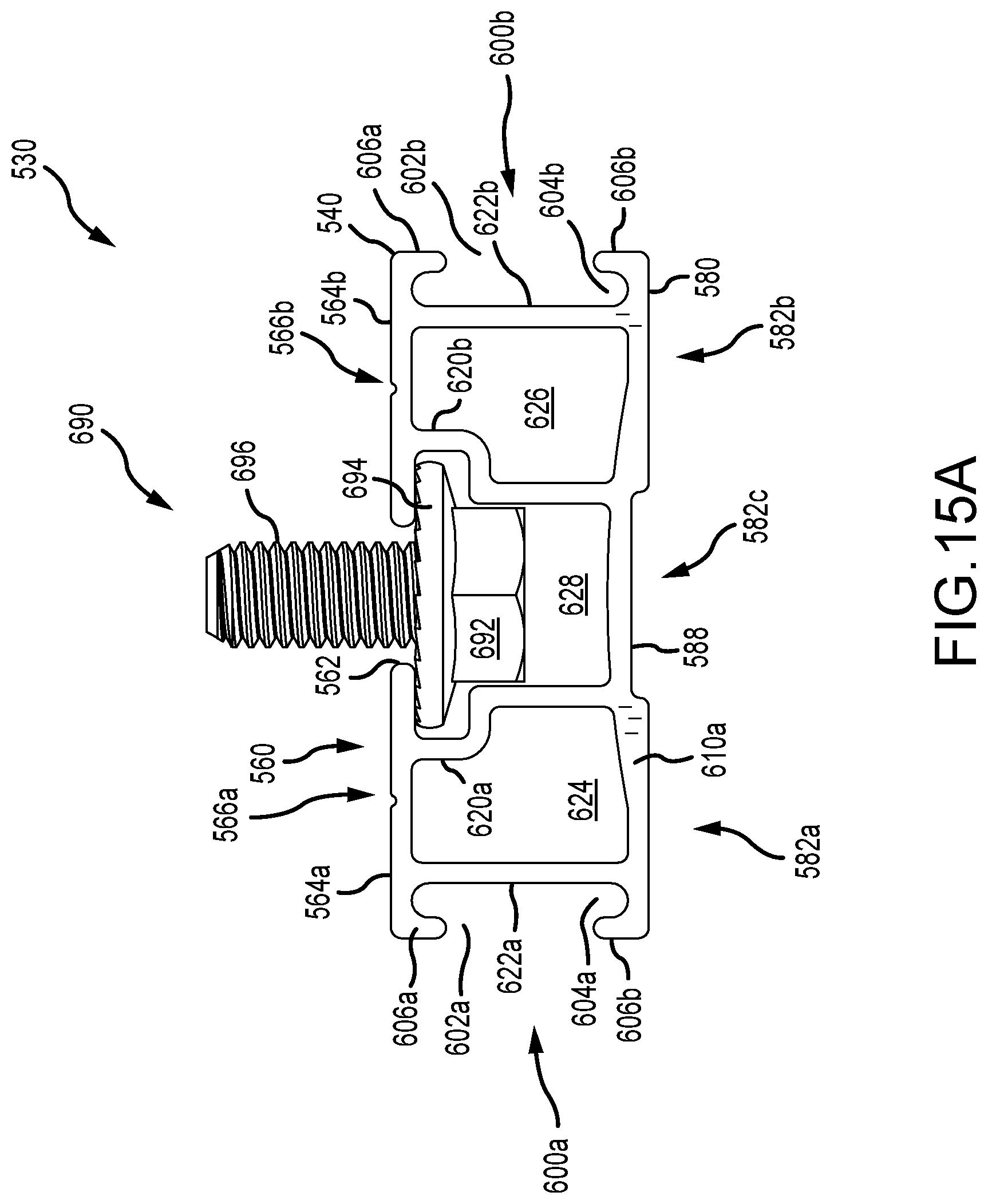 Patent US11774143 Figure 17 – Rail assembly with invertible side-mount adapter for direct and indirect mounting applications